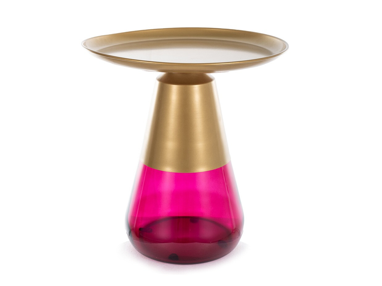 Stolić za kavu Detroit 573 (Zlatna + Ljubičasta)