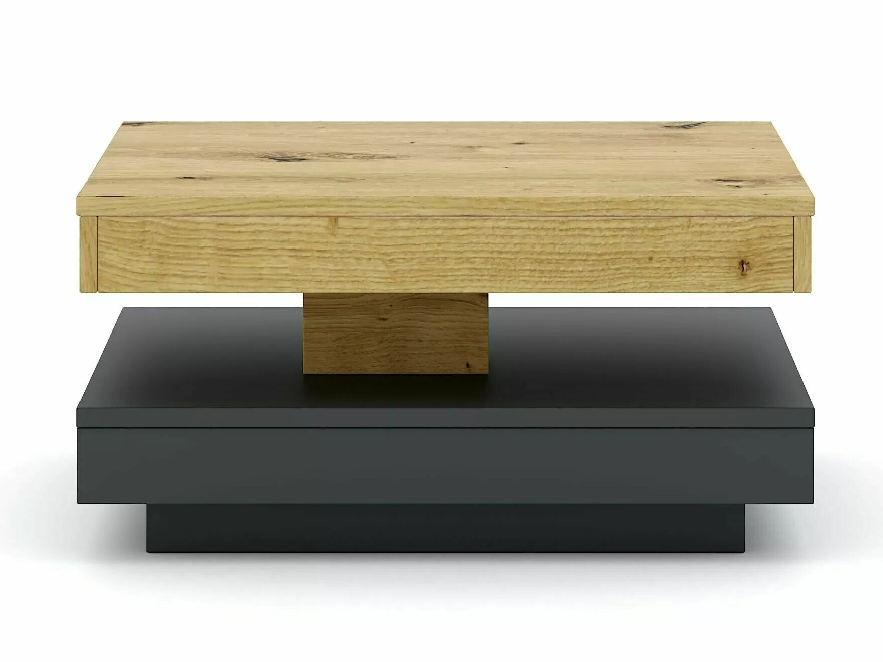 Transformirajući stolić za kavu Detroit 579 (Hrast Artisan + Antracit)