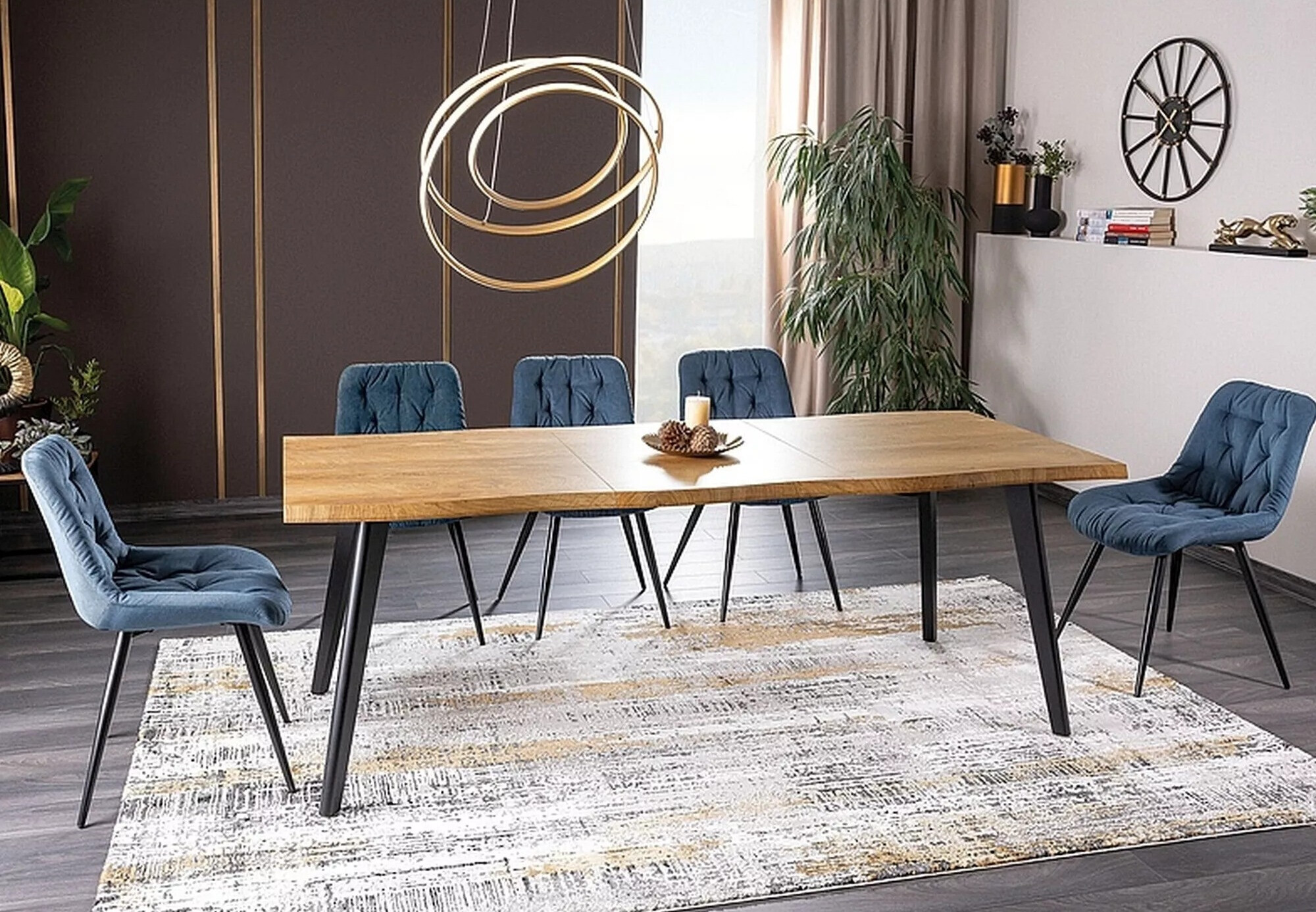 Stol Detroit 584 (Hrast Artisan)