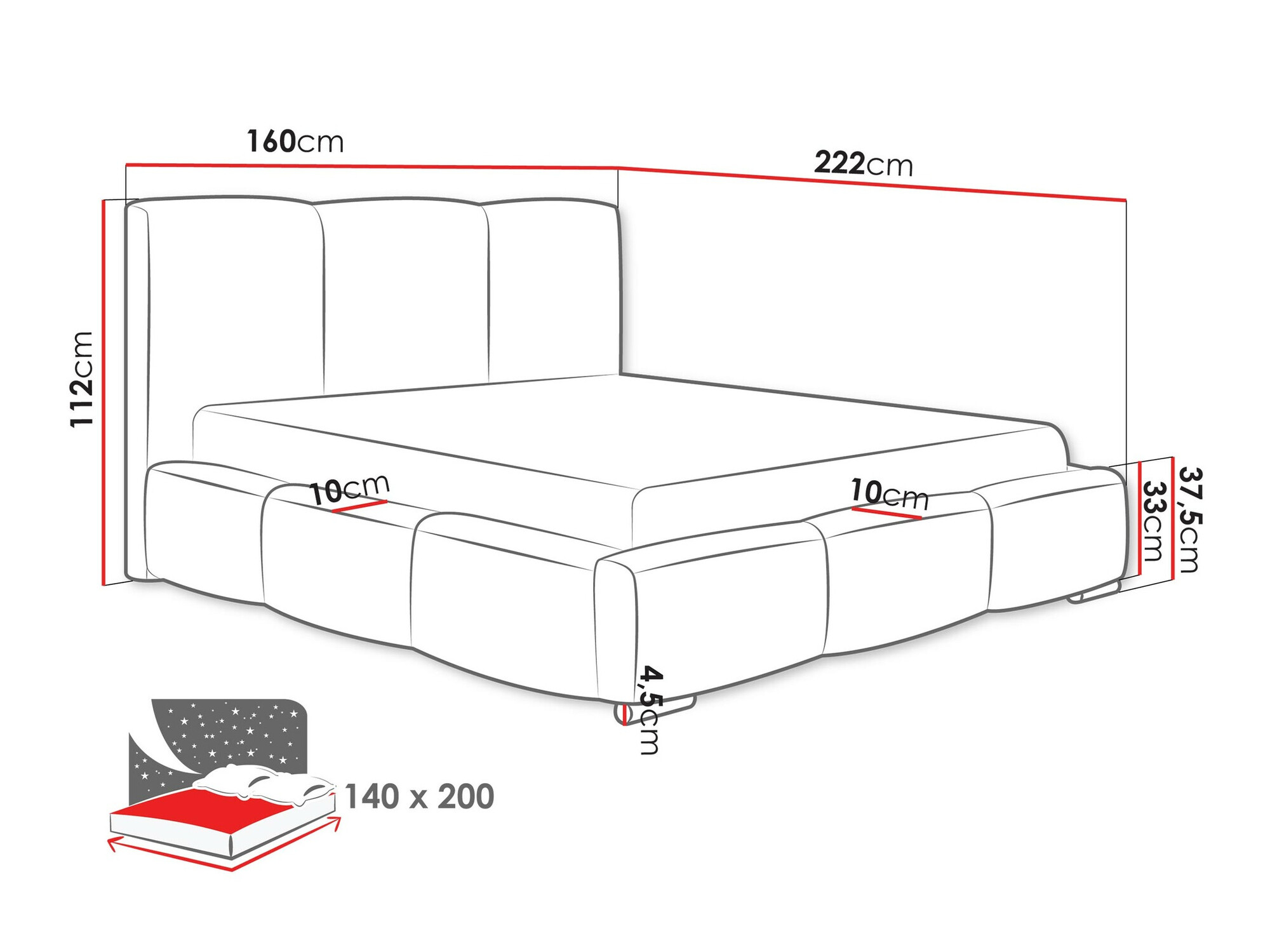 Krevet Comfivo Fabrica (Kronos 19)