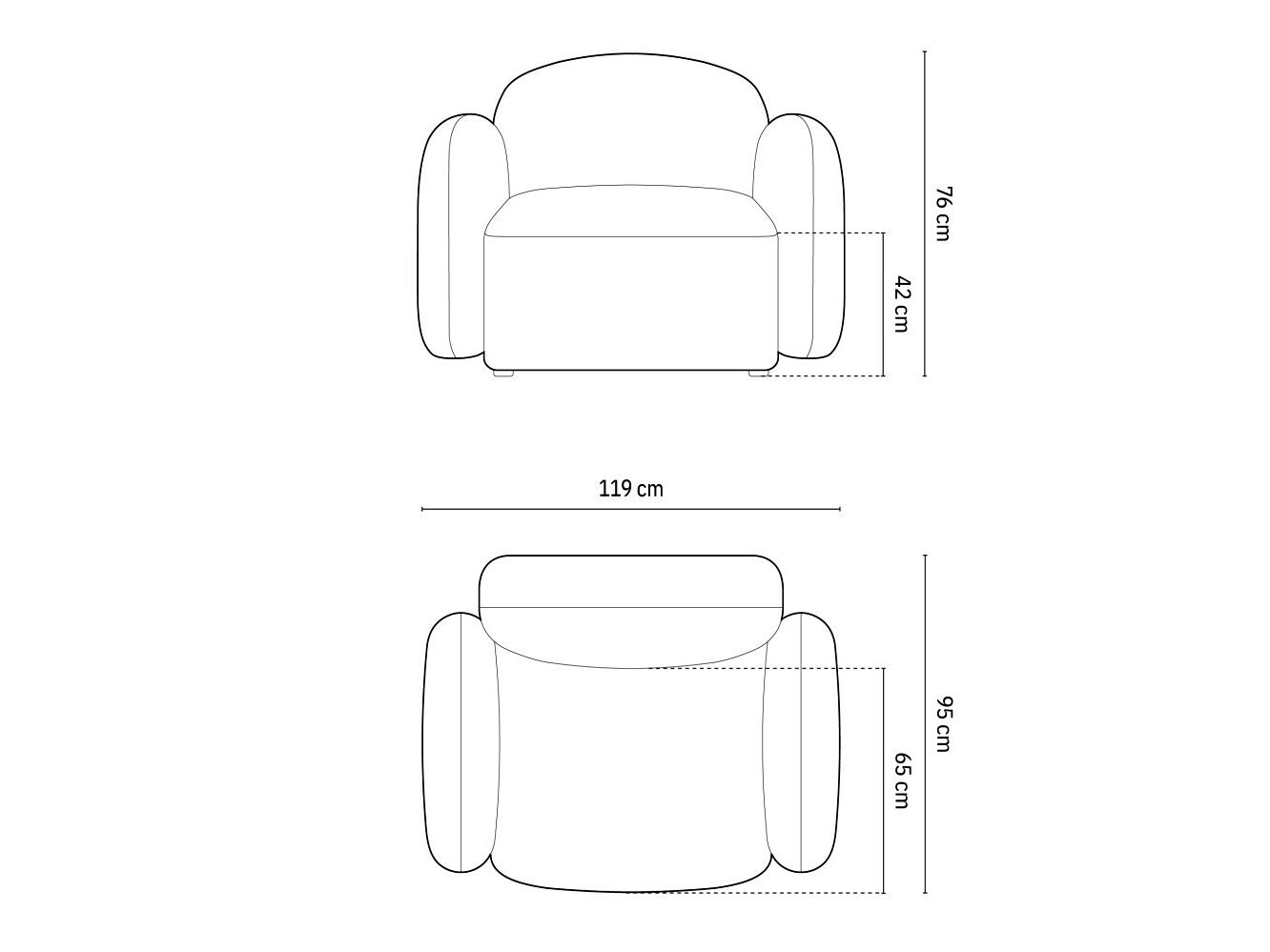 Fotelja Tolmira 103 (Casino Ružičasta)