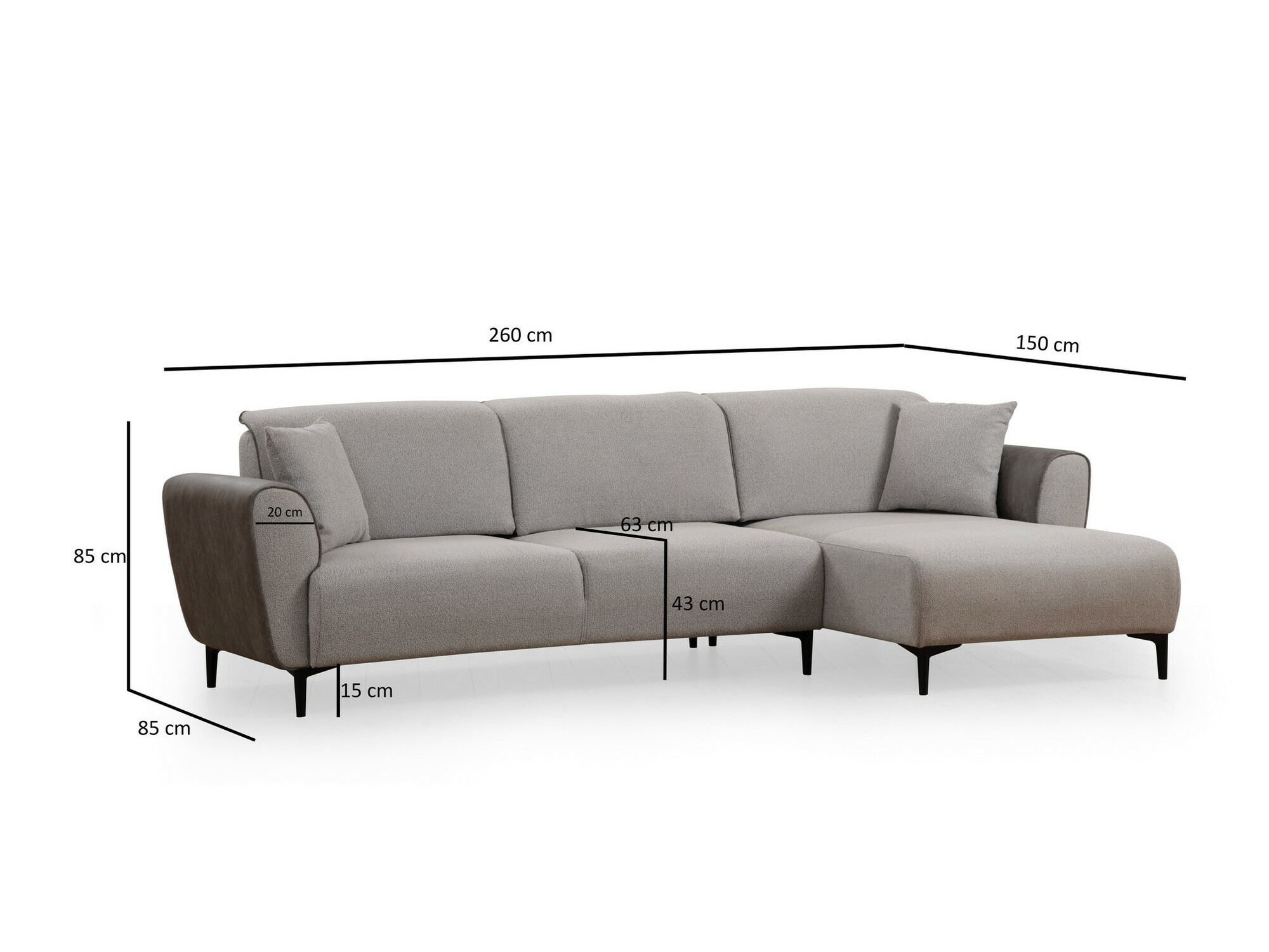 Kutna garnitura Altadena 594 (Desno)