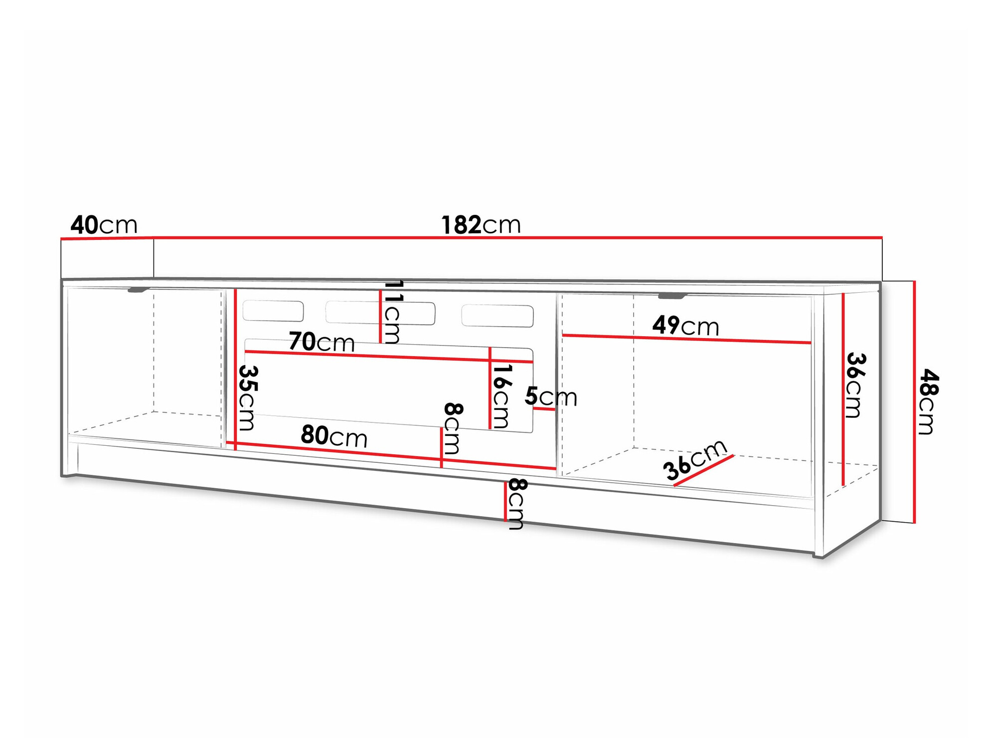 TV stol Comfivo Papilio II (Bež)