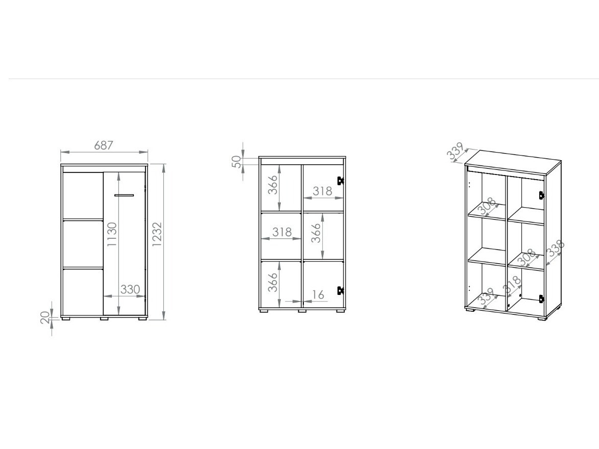 Ormarić Calvere 106