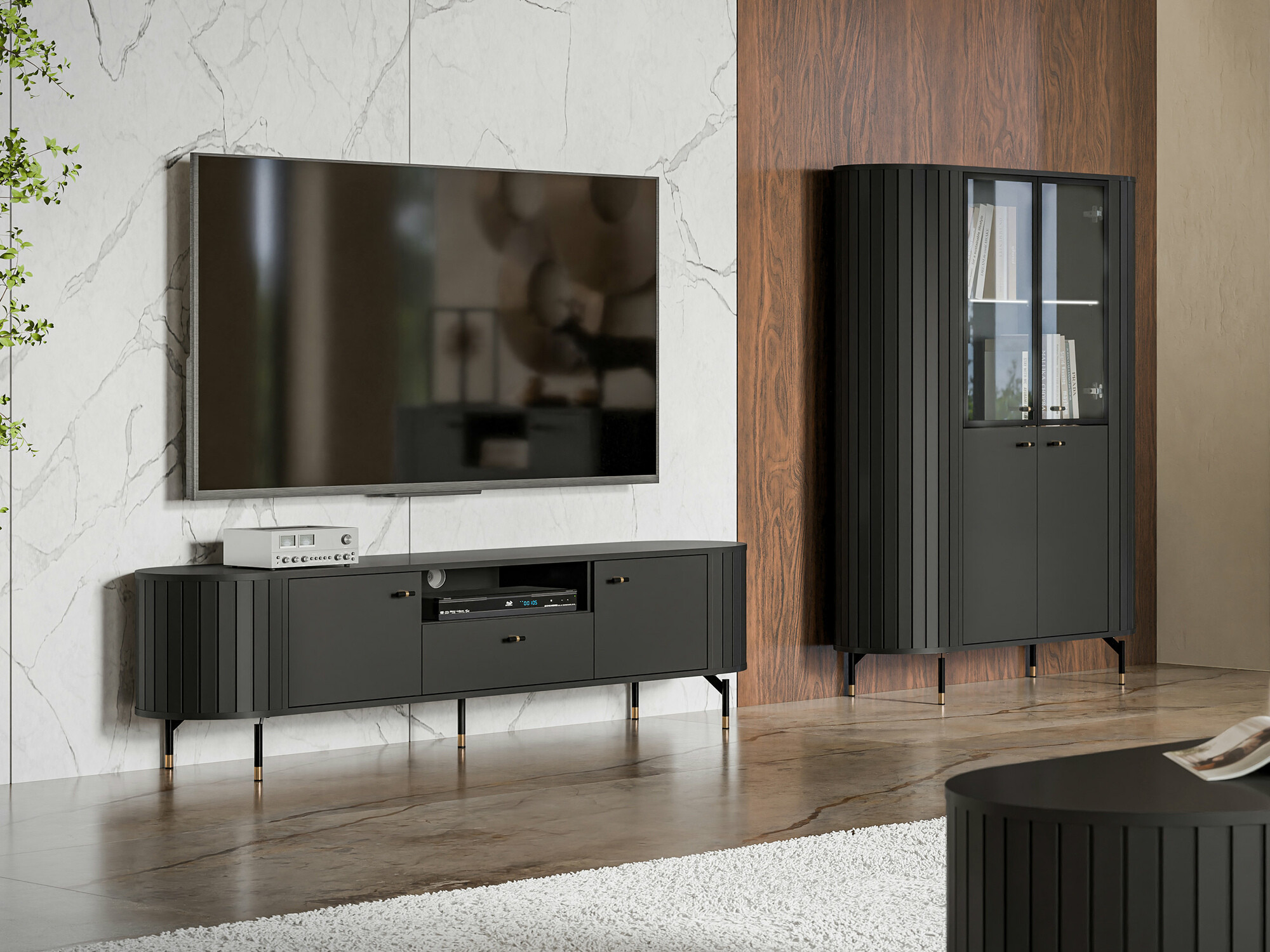 Polica Novmono 100 (Crna)