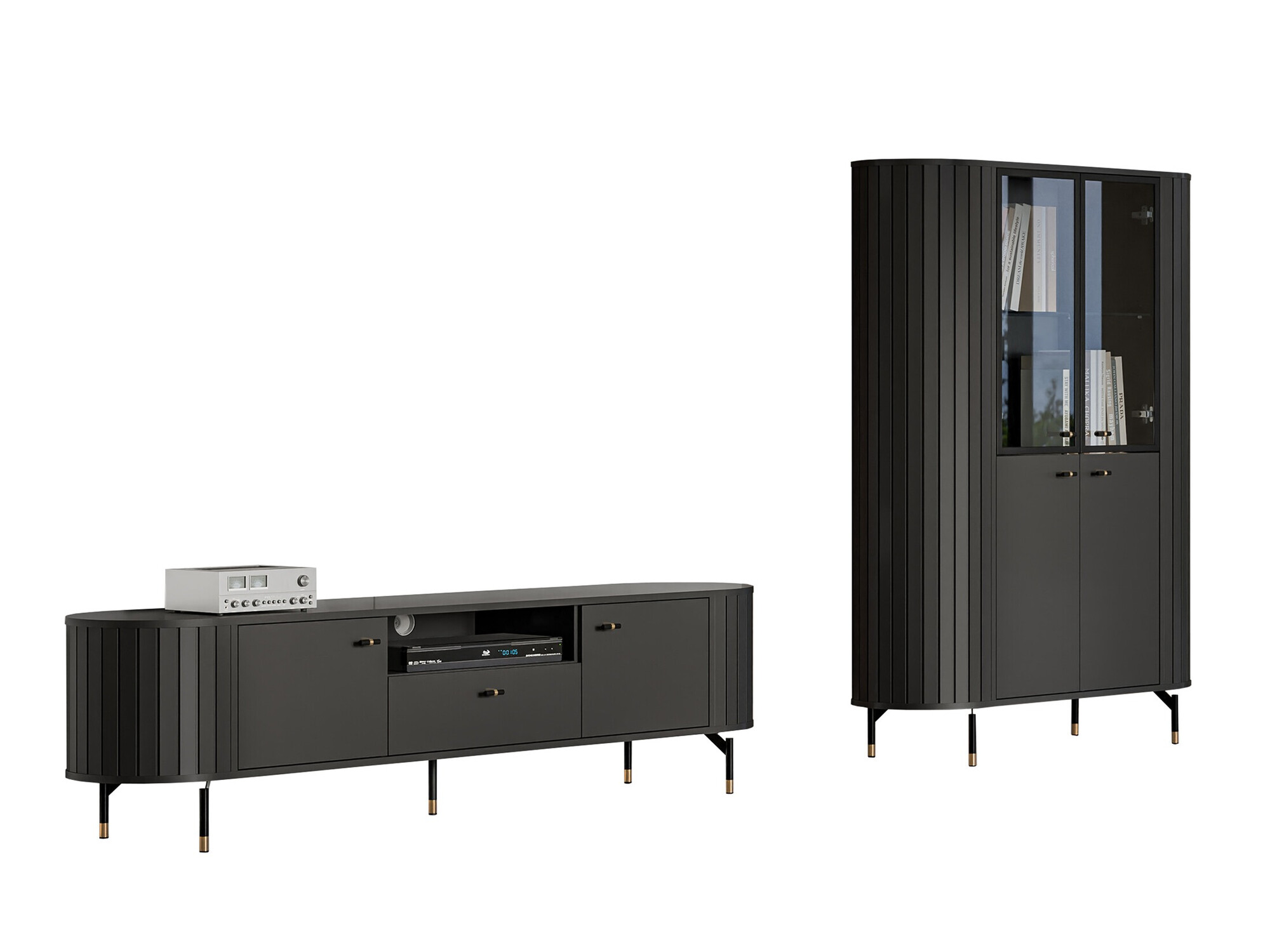 Set za dnevni boravak Novmono 108 (Crna)