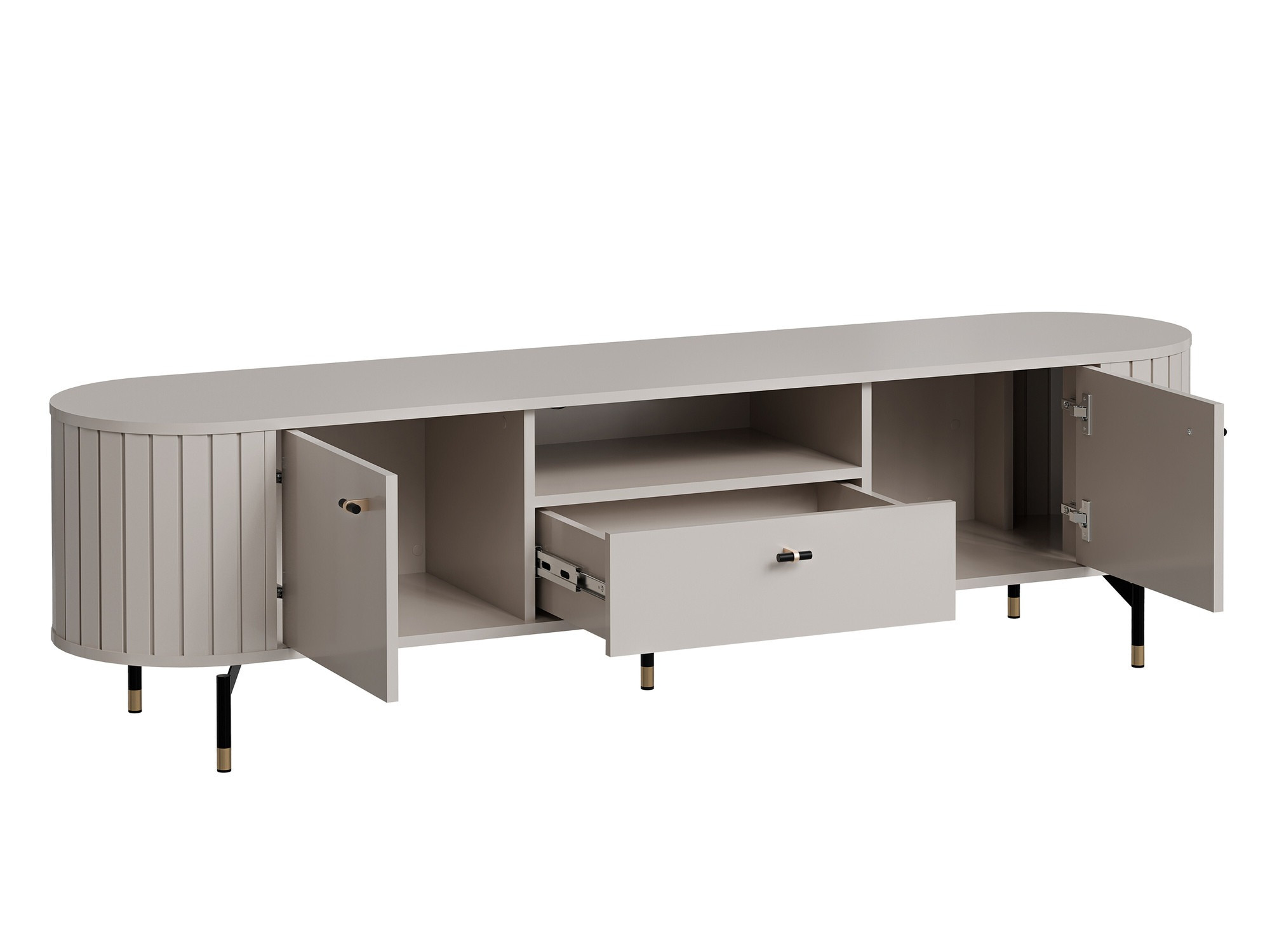 Set za dnevni boravak Novmono 108 (Crna)