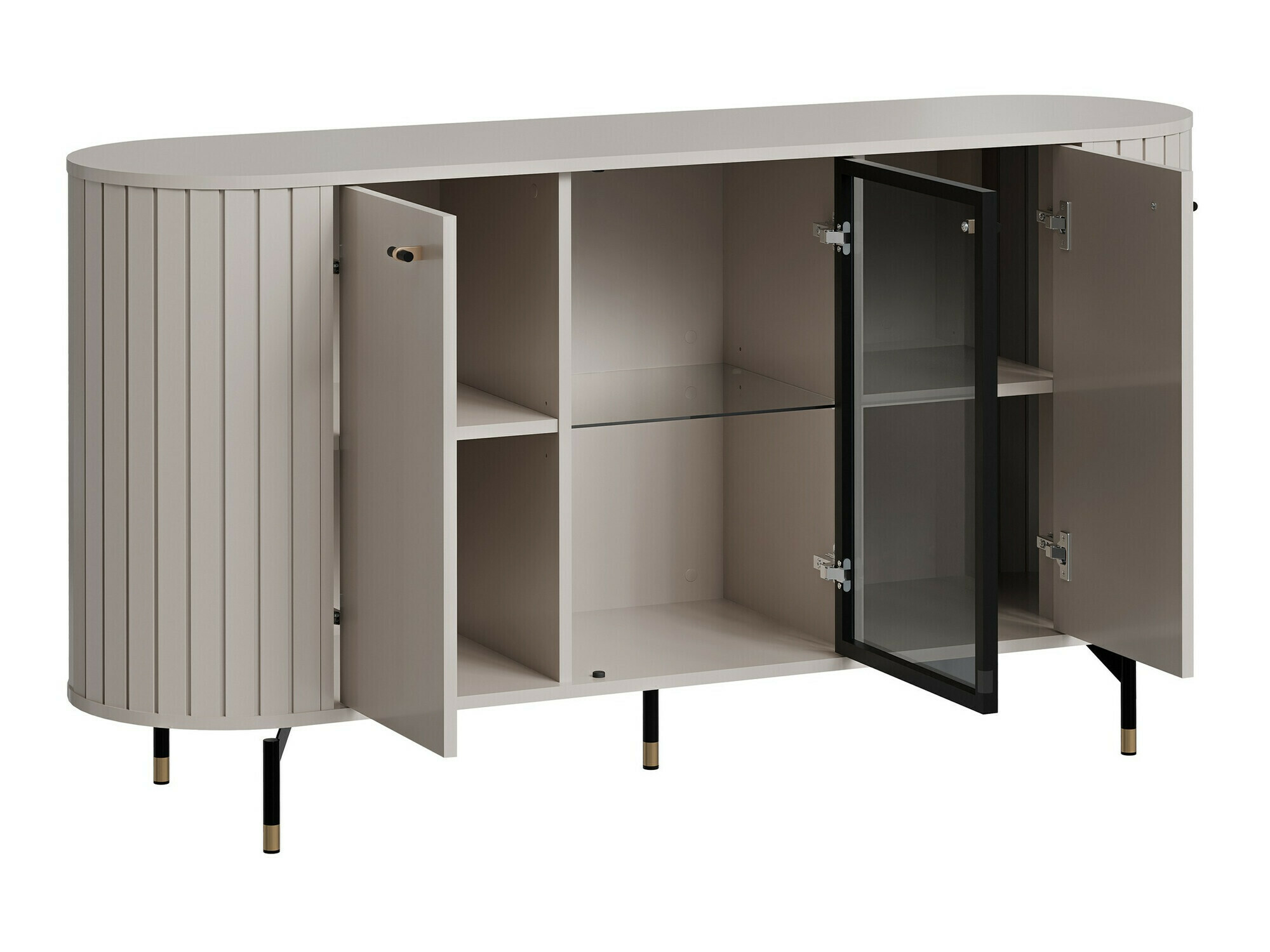 Set za dnevni boravak Novmono 109 (Crna)