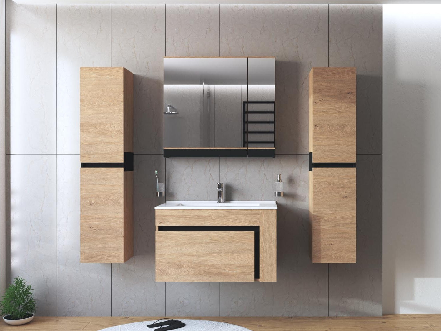 Zidni ormarić Fenetra 100