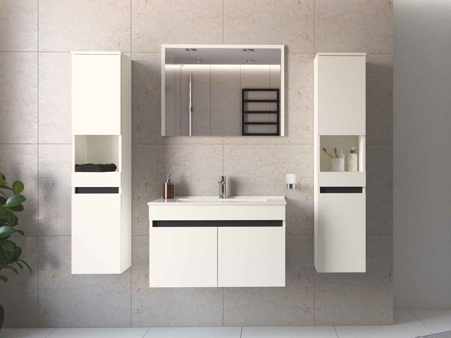 Zidni ormarić za umivaonik Benfelo 101