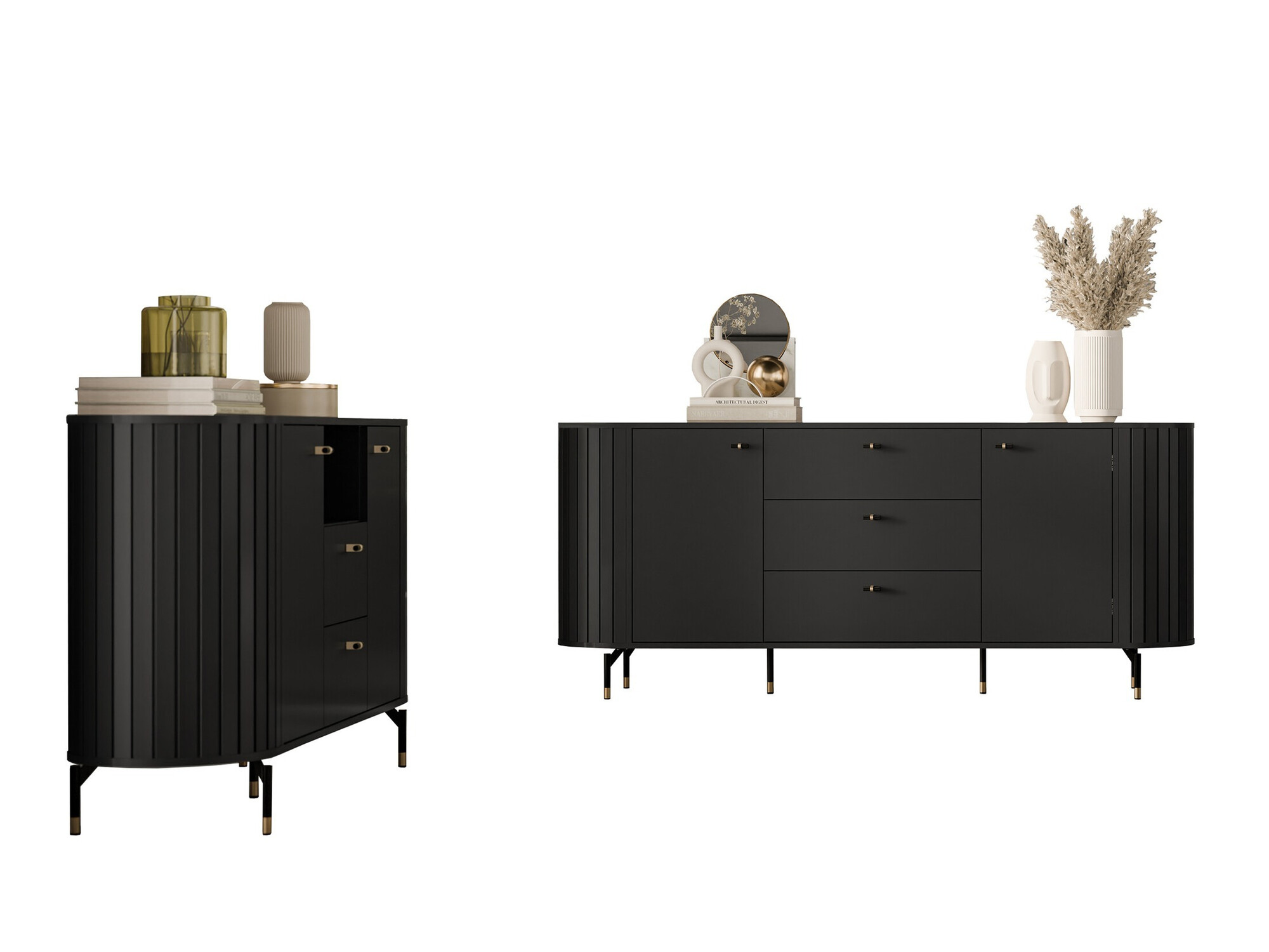 Set za dnevni boravak Novmono 110 (Crna)