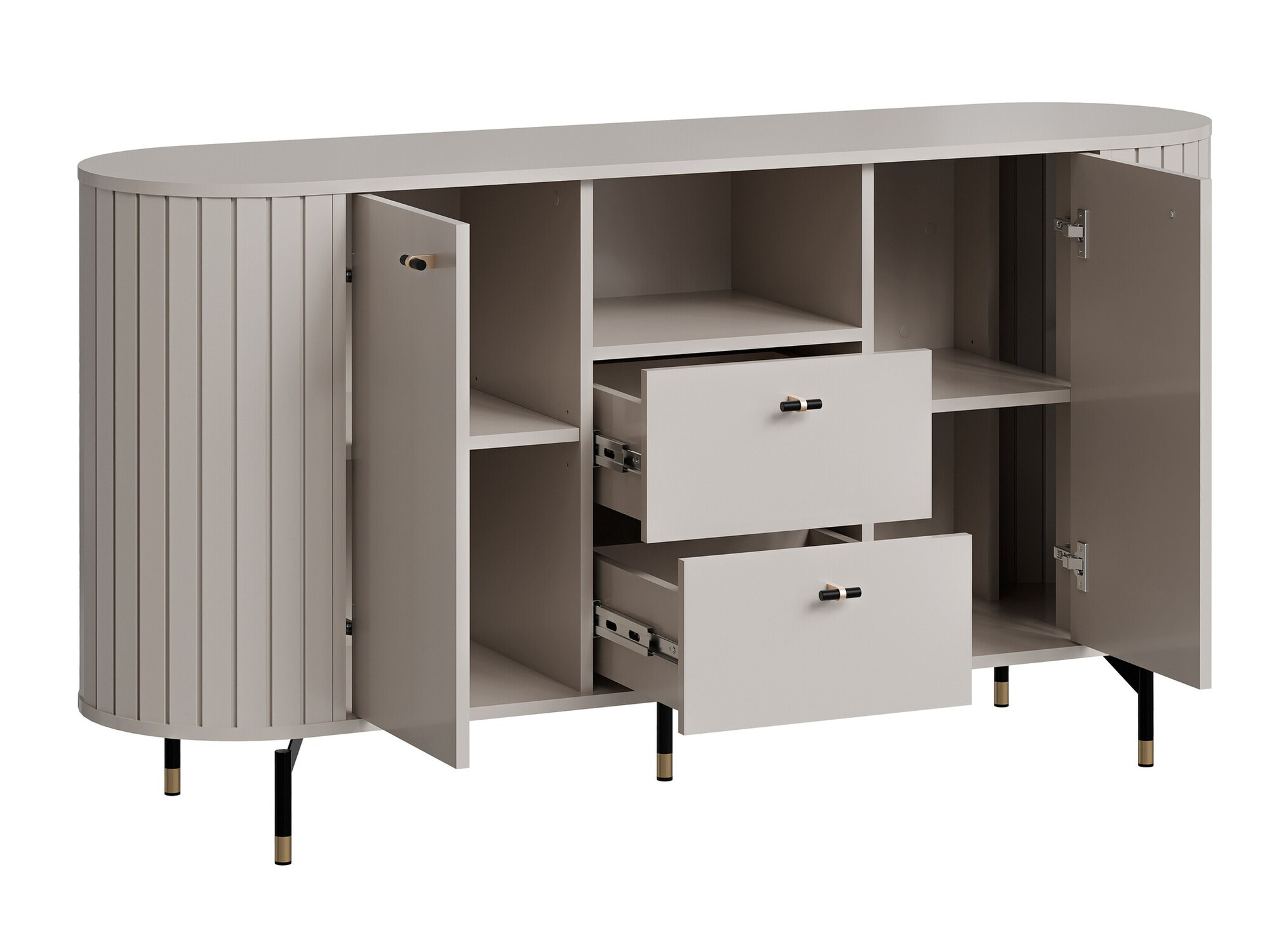 Set za dnevni boravak Novmono 110 (Crna)