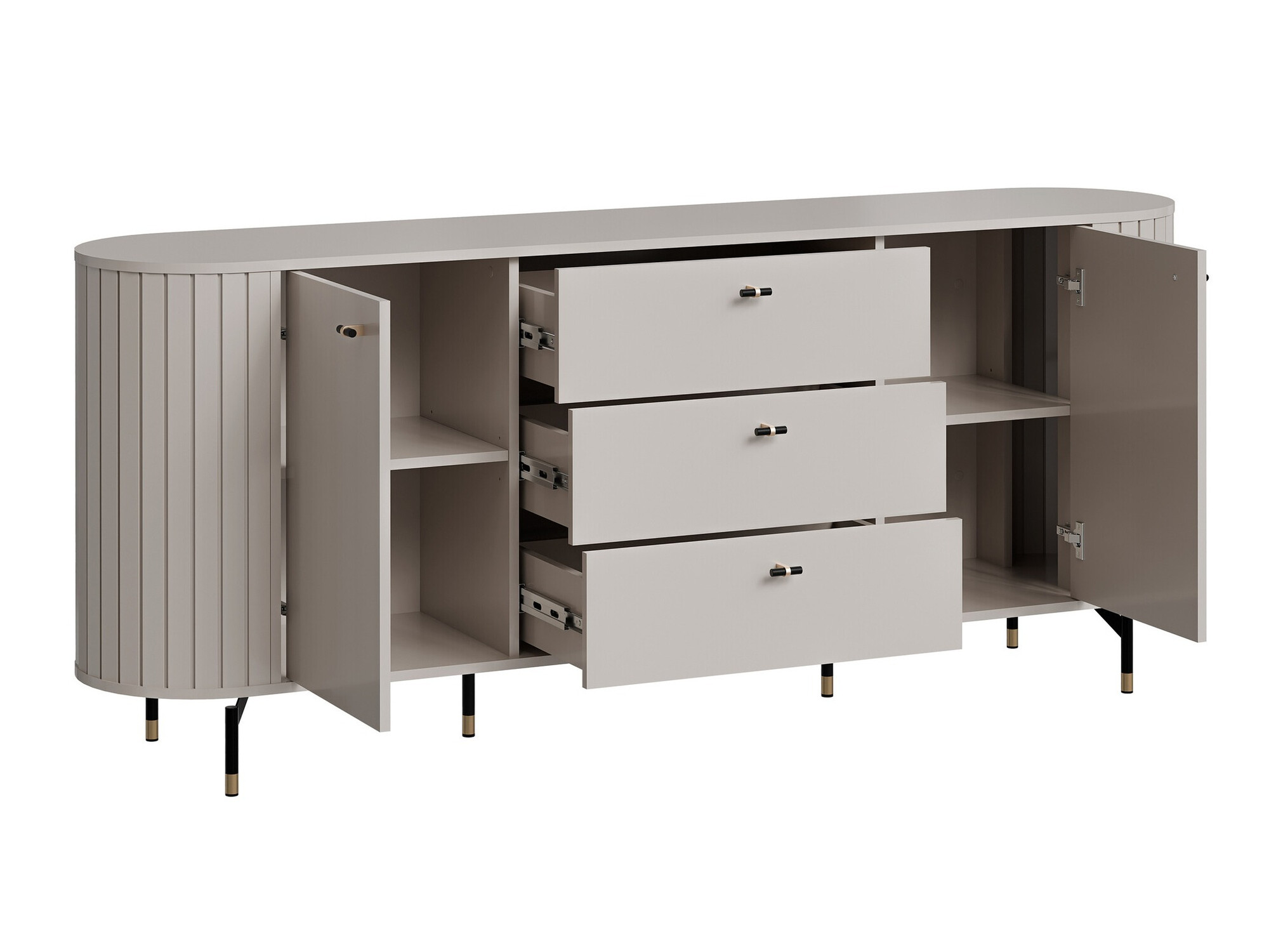 Set za dnevni boravak Novmono 110 (Crna)