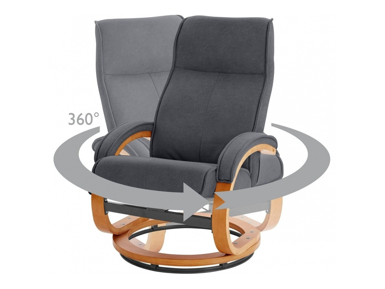 Fotelja Denton 196 (Smeđa + Krem)