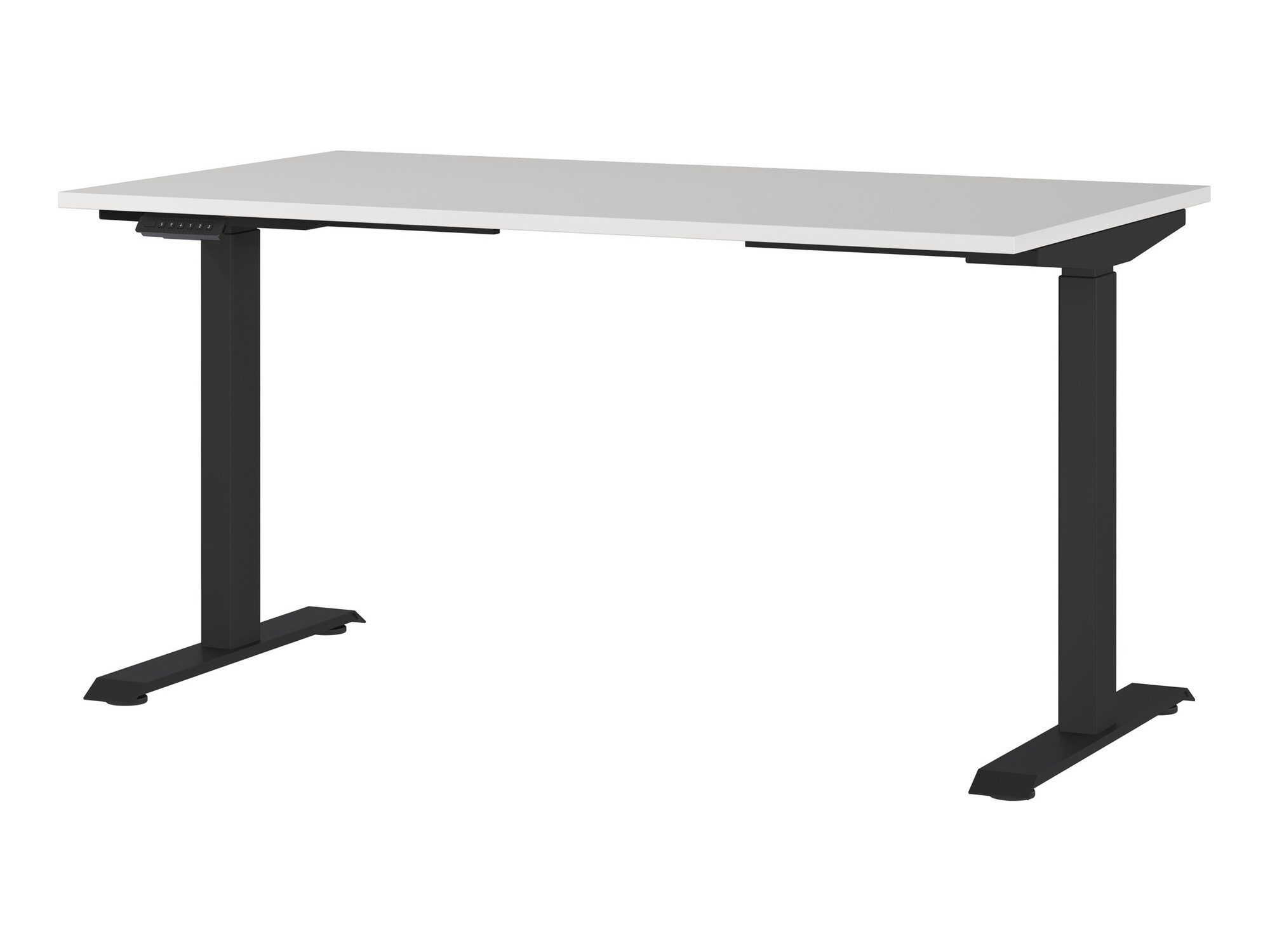 Radni stol podesiv po visini Eliromo 117 (Svijetlo siva + Crna)