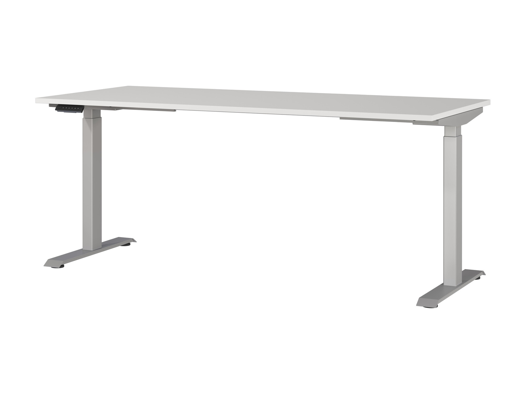 Radni stol podesiv po visini Eliromo 120 (Svijetlo siva + Srebrna)