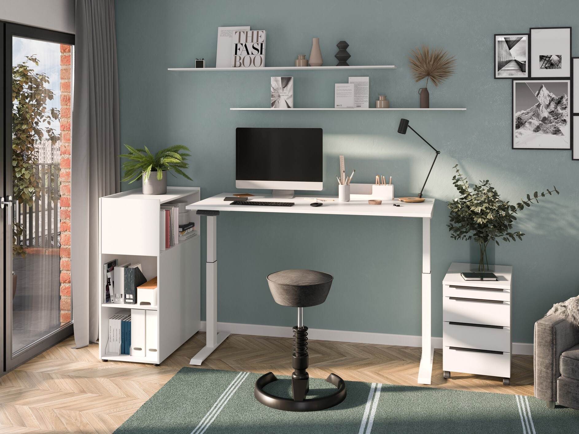 Radni stol podesiv po visini Feltoru 112 (Bijela)