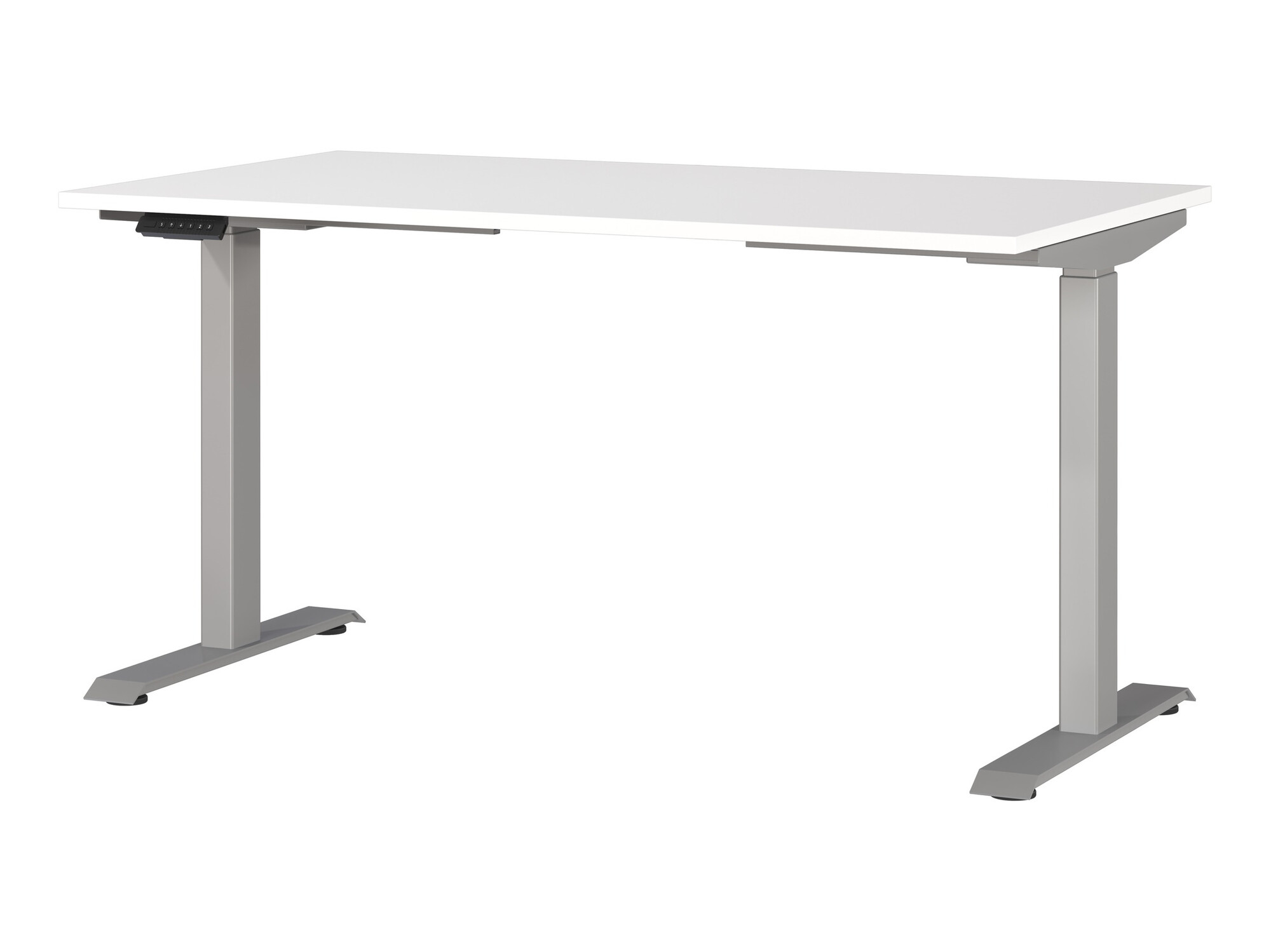 Radni stol podesiv po visini Sacramento 415 (Bijela + Srebro)