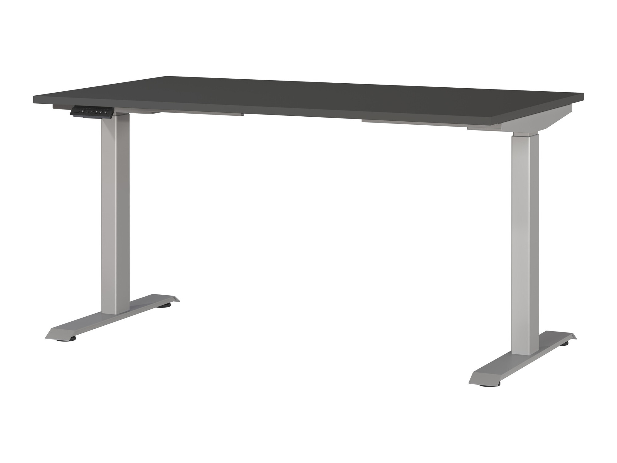 Radni stol podesiv po visini Sacramento 415 (Grafit + Srebrna)