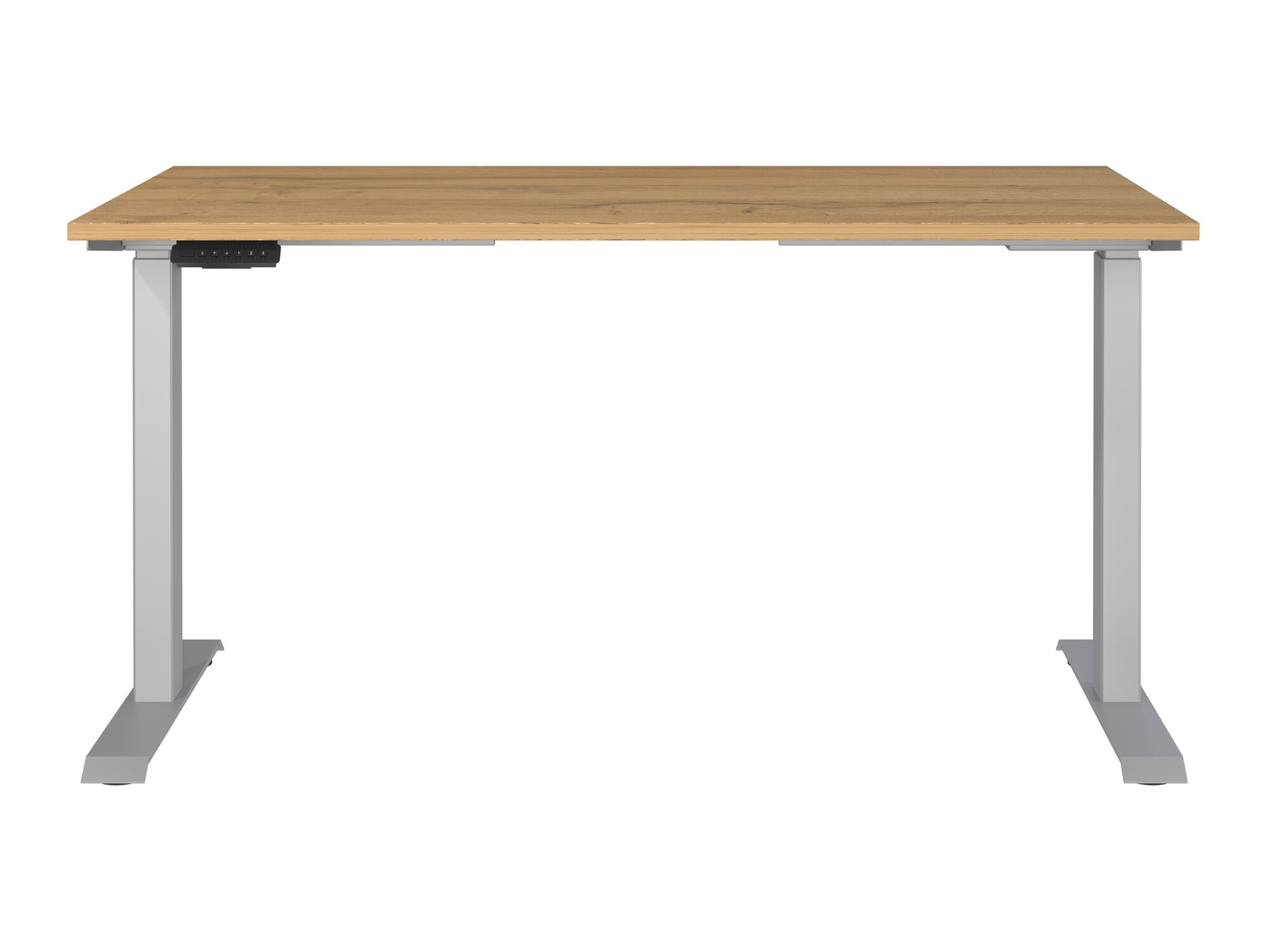 Radni stol podesiv po visini Sacramento 415 (Grandson hrast + Srebro)