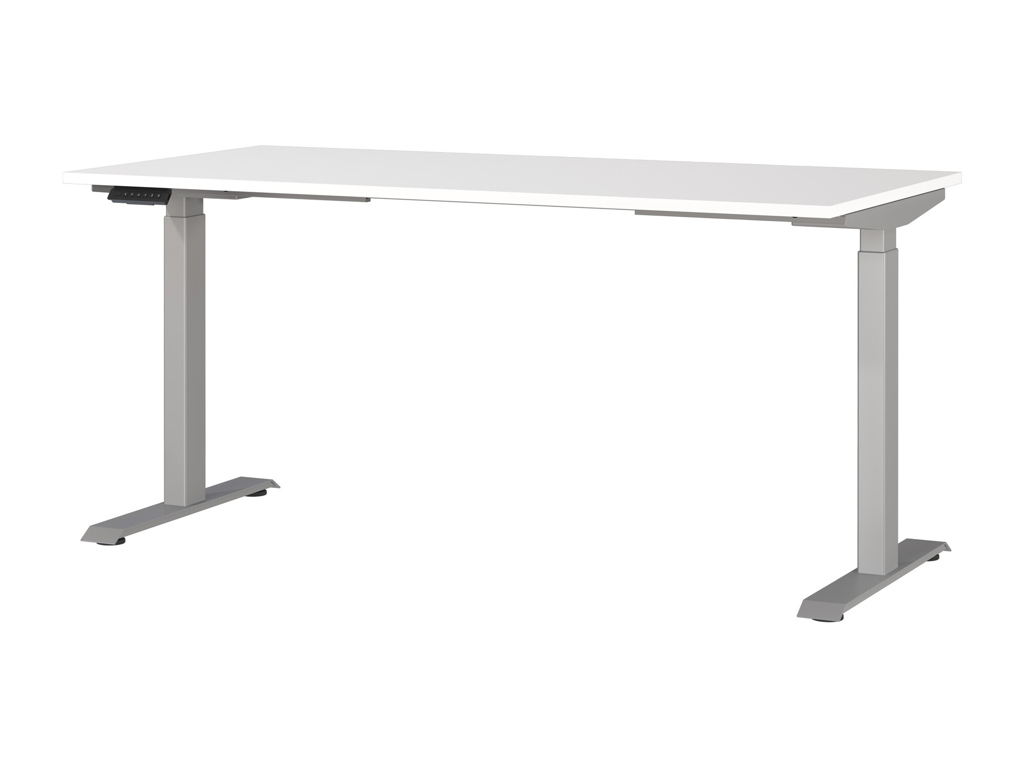 Radni stol podesiv po visini Sacramento 416 (Bijela + Srebrna)