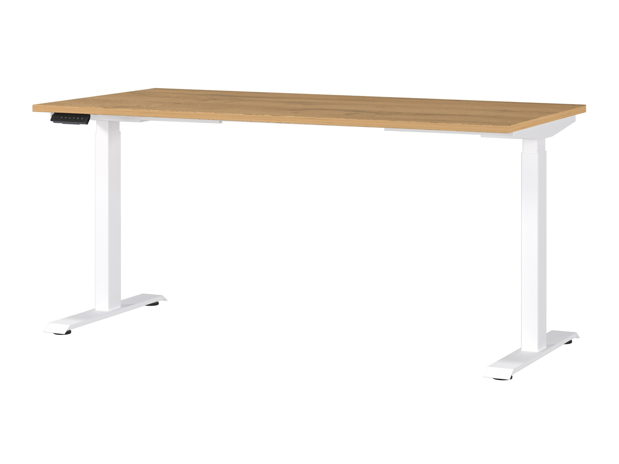 Radni stol podesiv po visini Sacramento 416 (Hrast Grandson + Bijela)