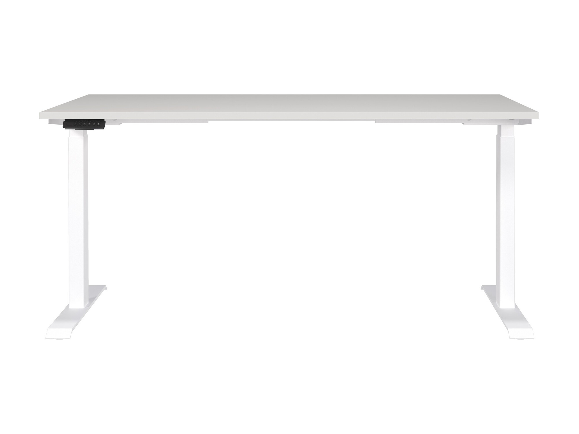 Radni stol podesiv po visini Sacramento 416 (Svijetlo siva + Bijela)