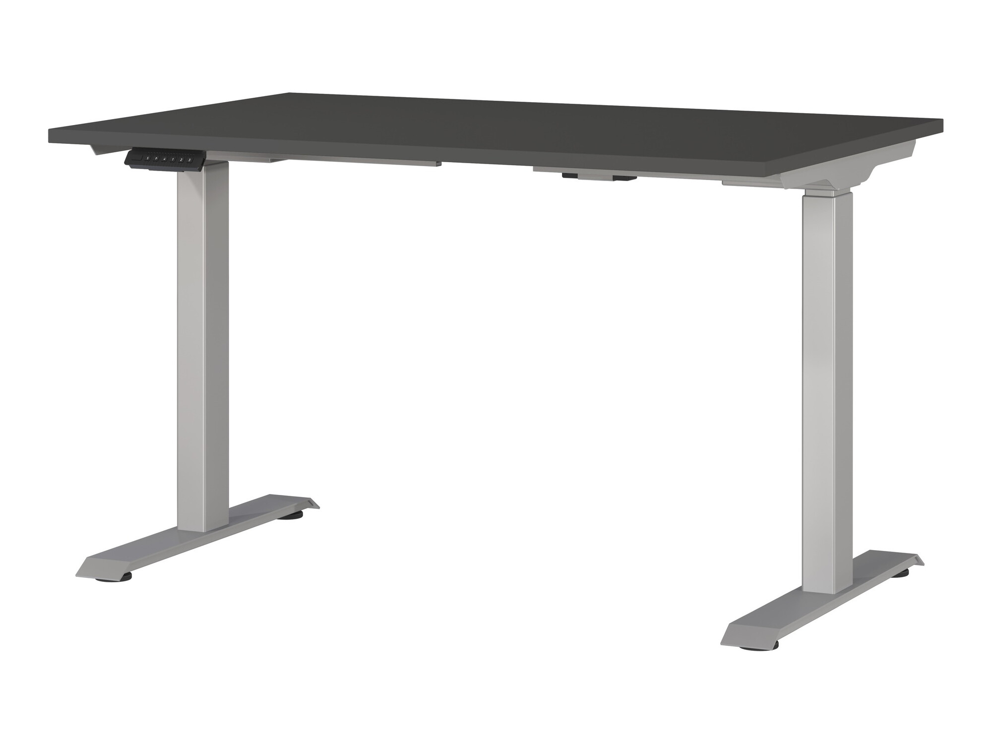 Radni stol podesiv po visini Sacramento 417 (Grafit + Srebrna)