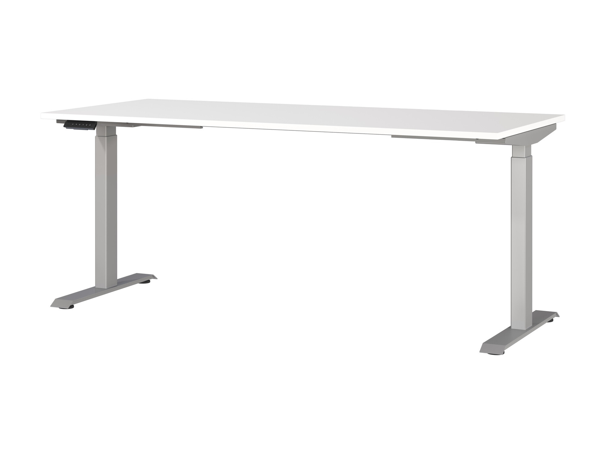Radni stol podesiv po visini Sacramento 418 (Bijela + Srebro)