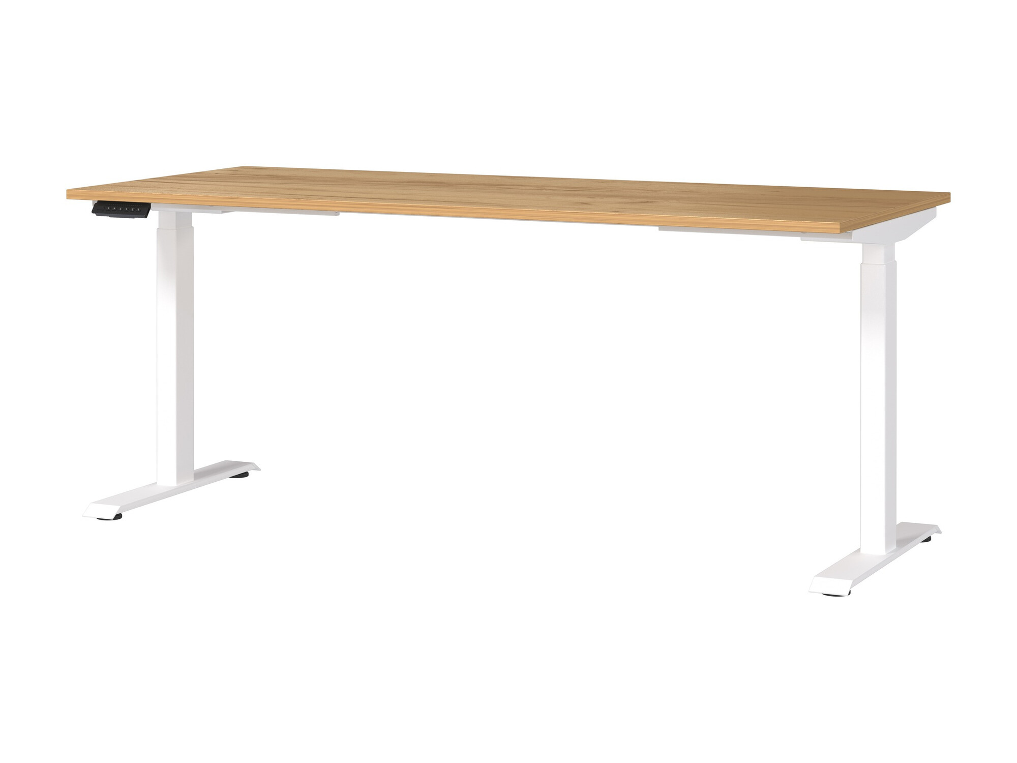 Radni stol podesiv po visini Sacramento 418 (Navarra hrast + Bijela)