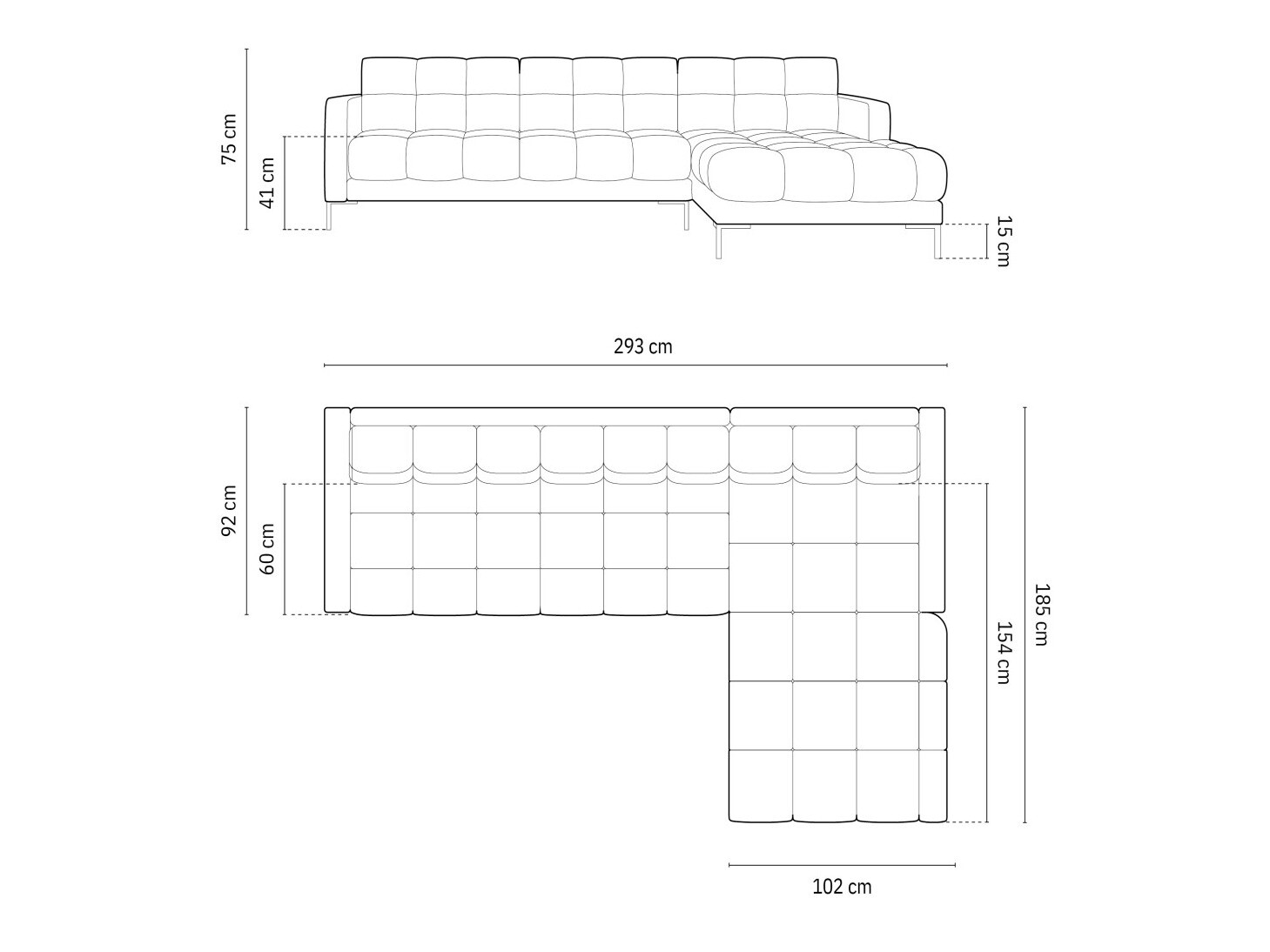 Kutna garnitura Lormelo 103 (Desno)