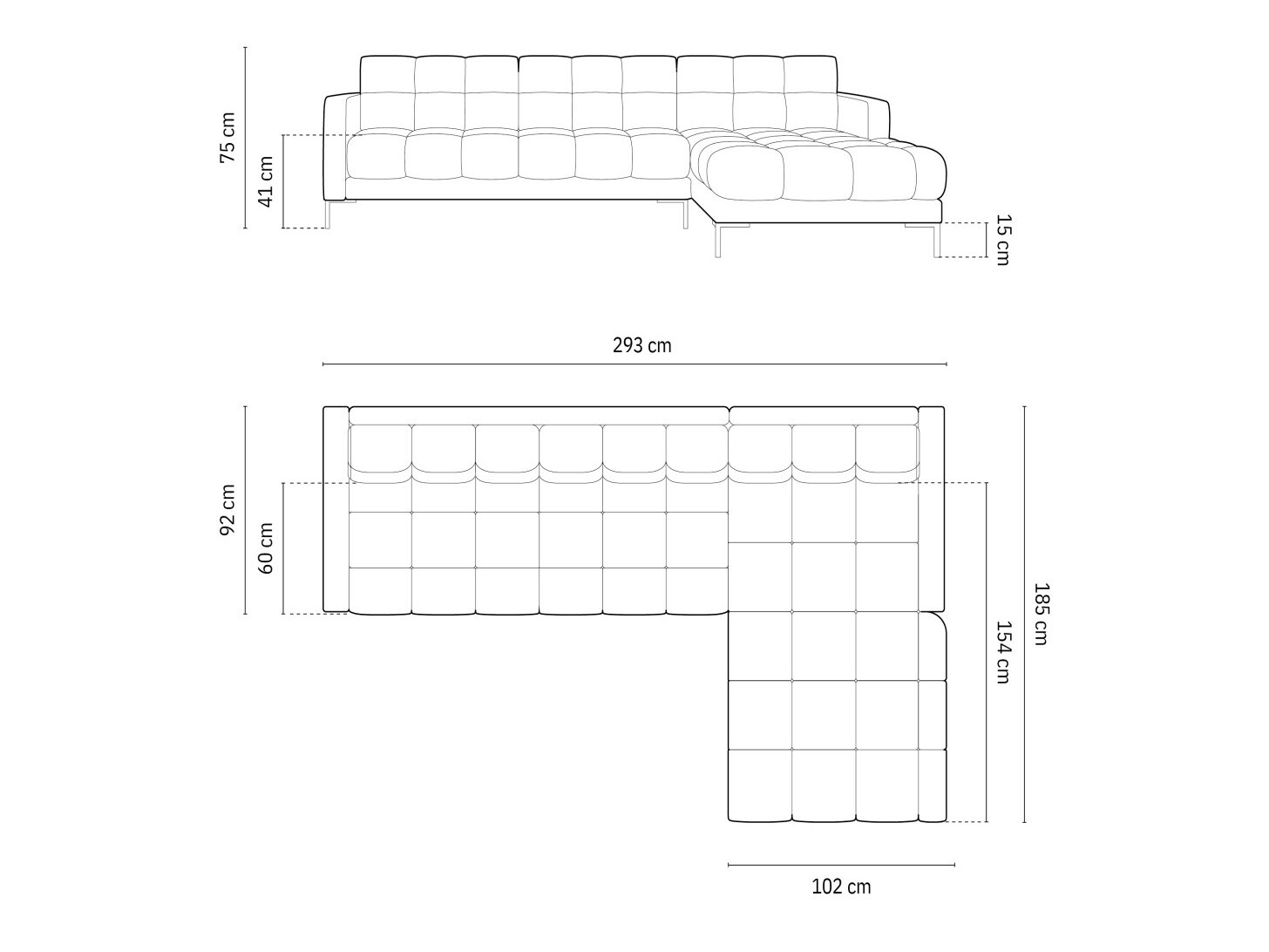 Kutna garnitura Lormelo 103 (Desno)