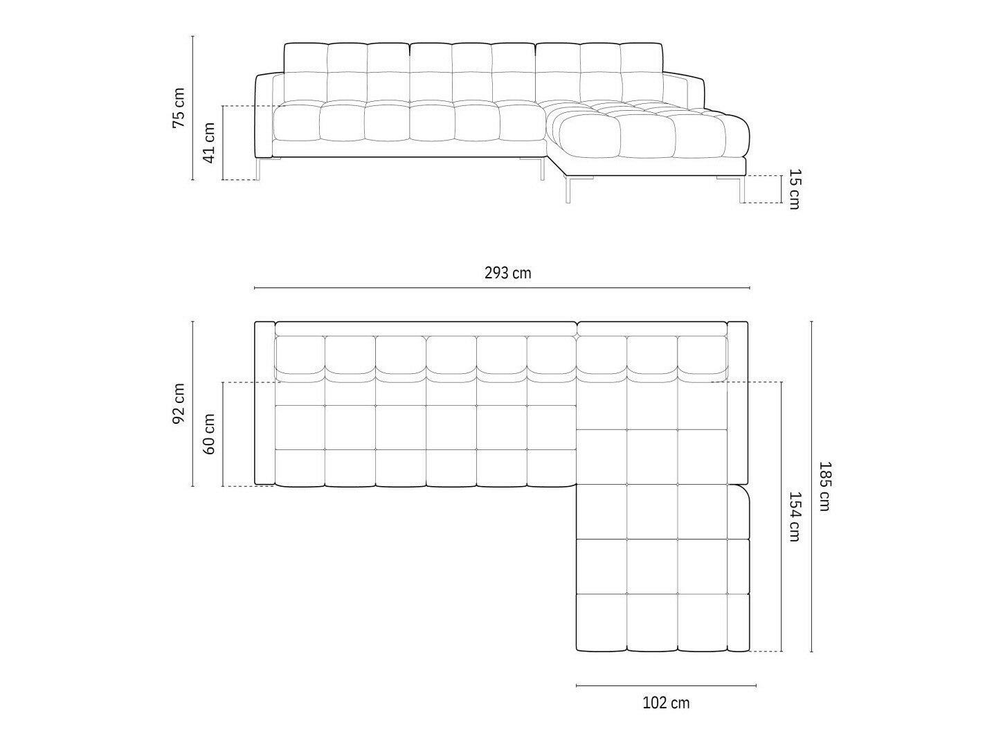 Kutna garnitura Lormelo 103 (Desno)