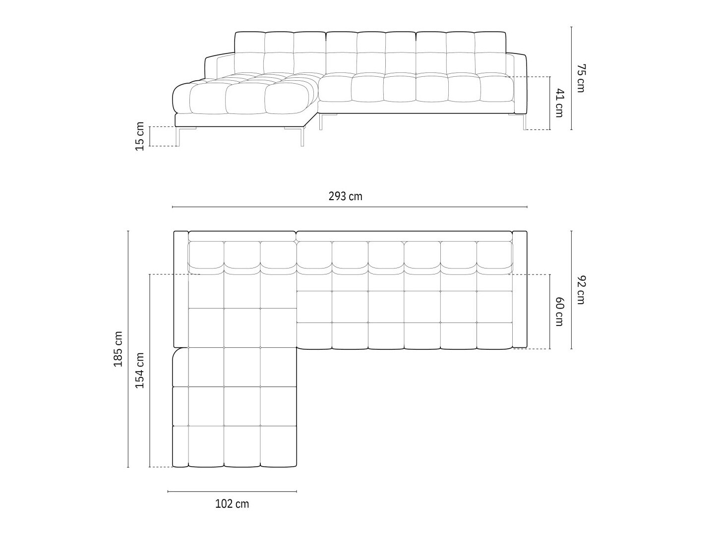 Kutna garnitura Lormelo 103 (Lijevo)