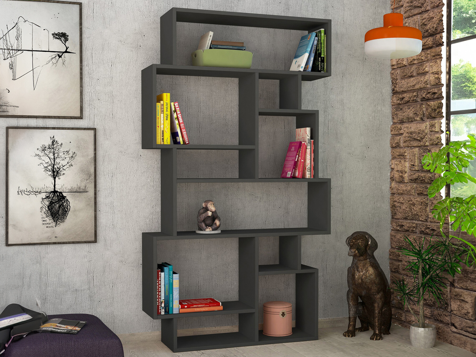 Polica Kailua 1080 (Antracit)