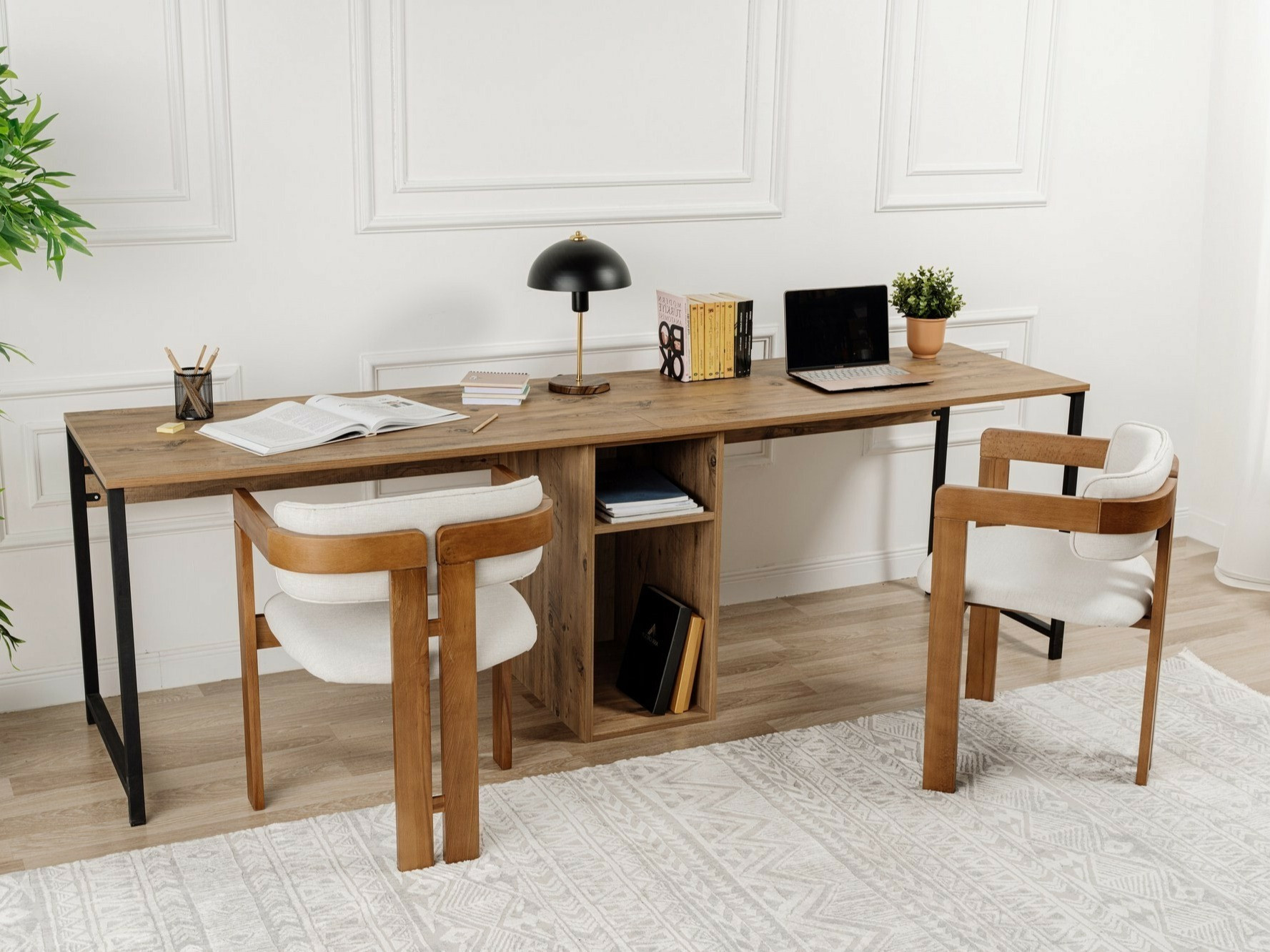 Uredski stol Novato 101 (Bor + Crna)