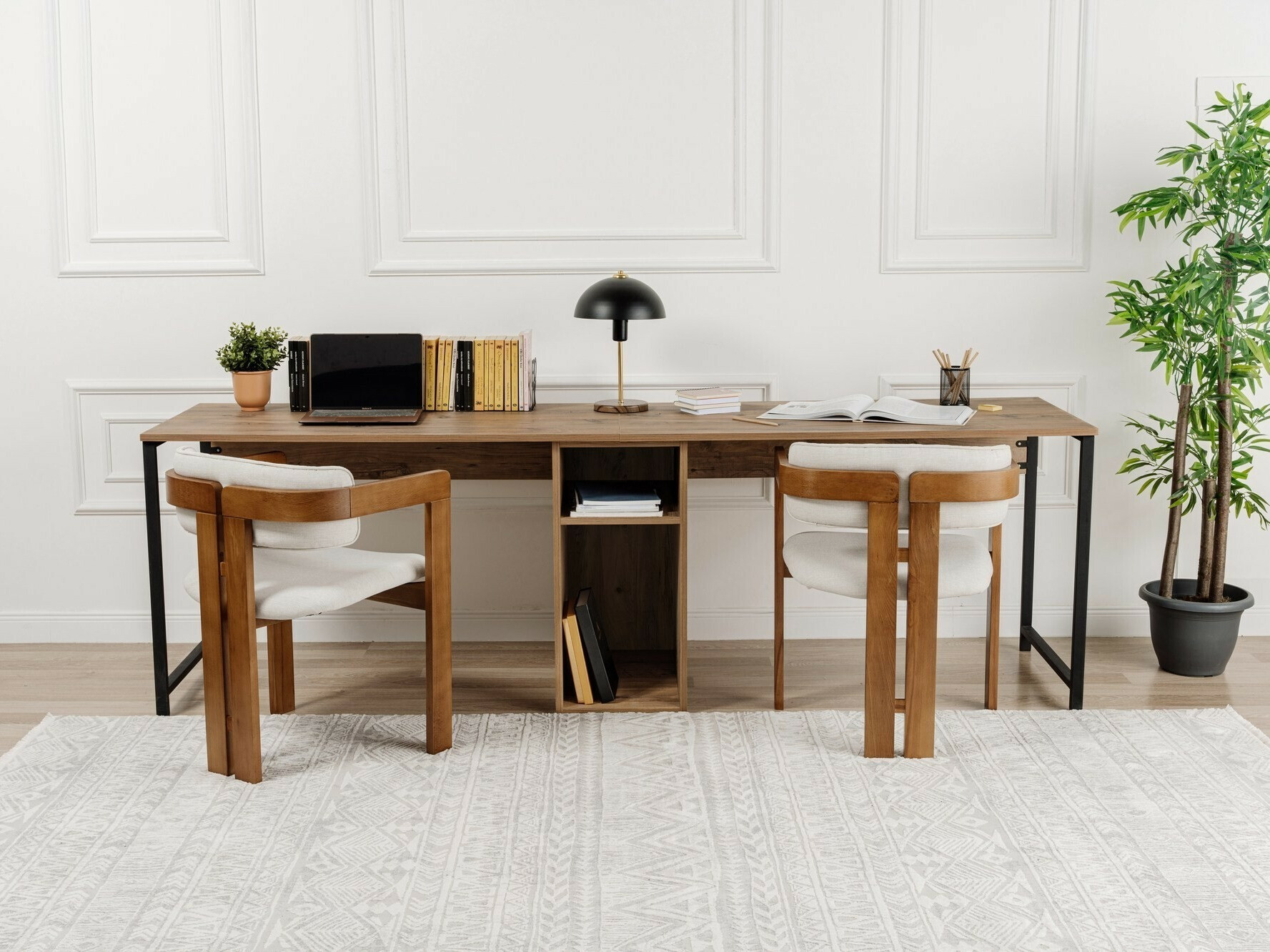 Uredski stol Novato 101 (Bor + Crna)