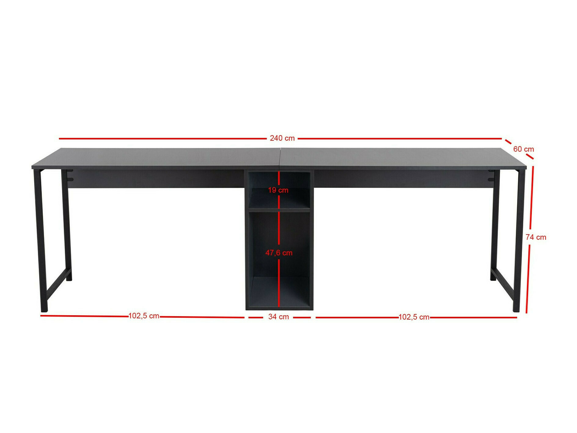 Uredski stol Novato 101 (Bor + Crna)
