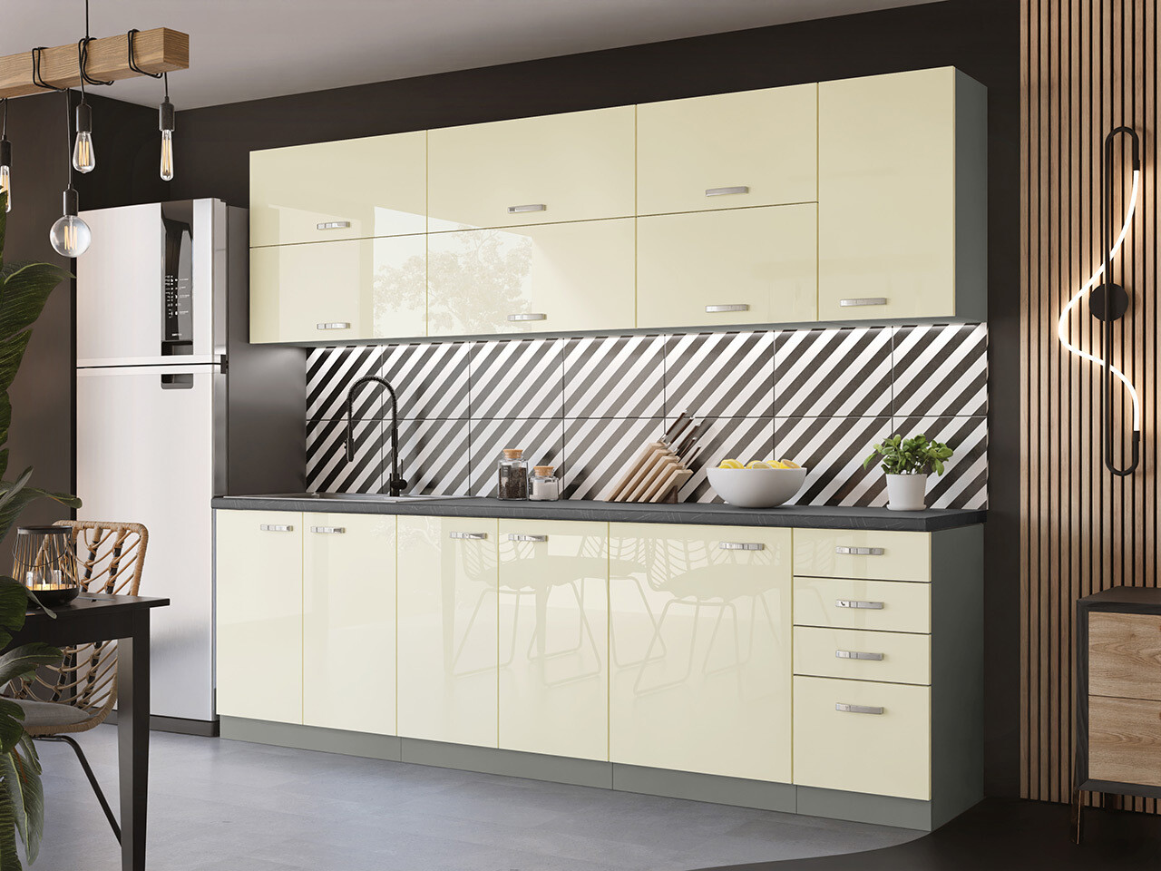 Modularan kuhinjski set Multi Cream 123