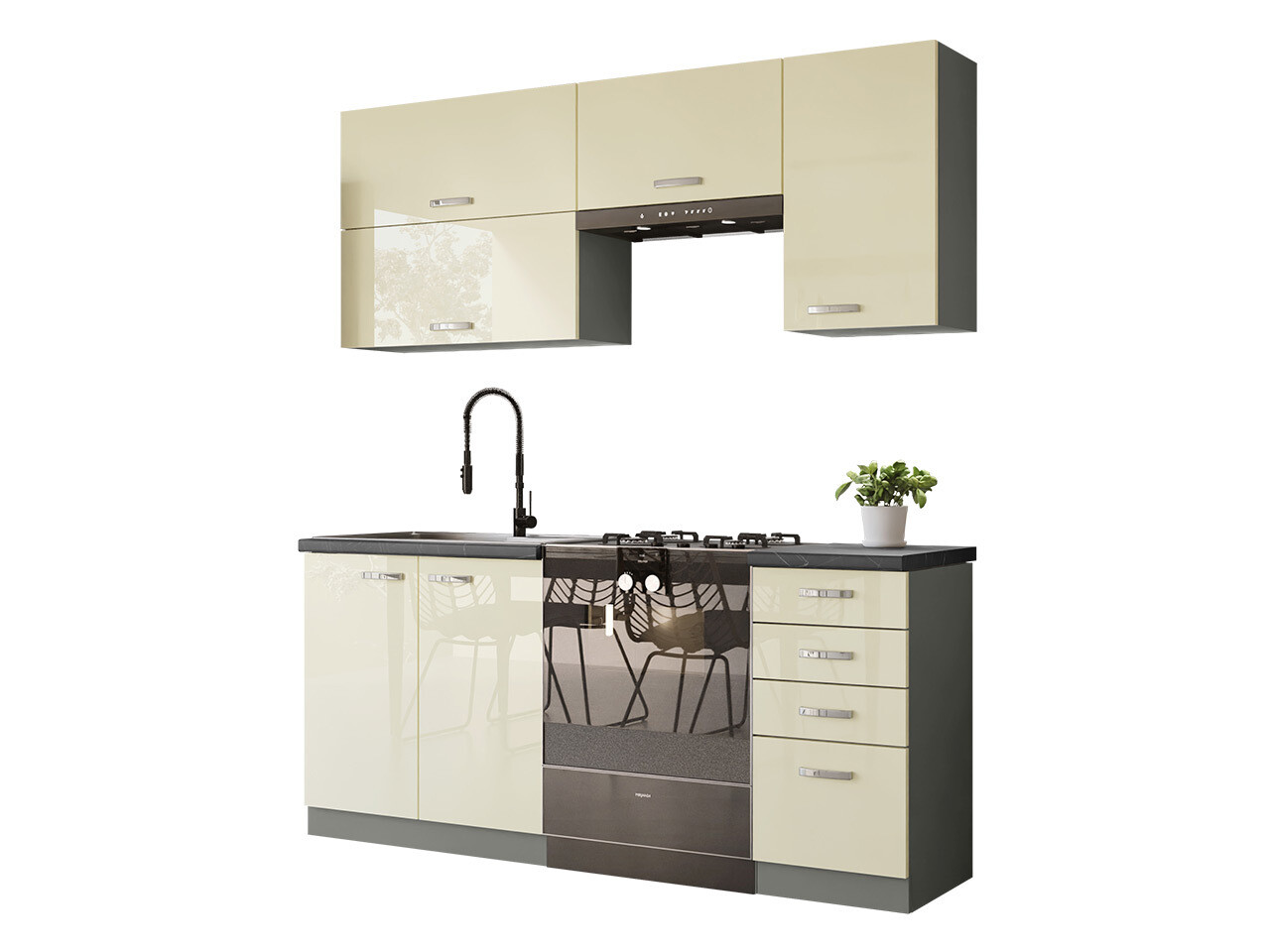 Modularan kuhinjski set Multi Cream 125