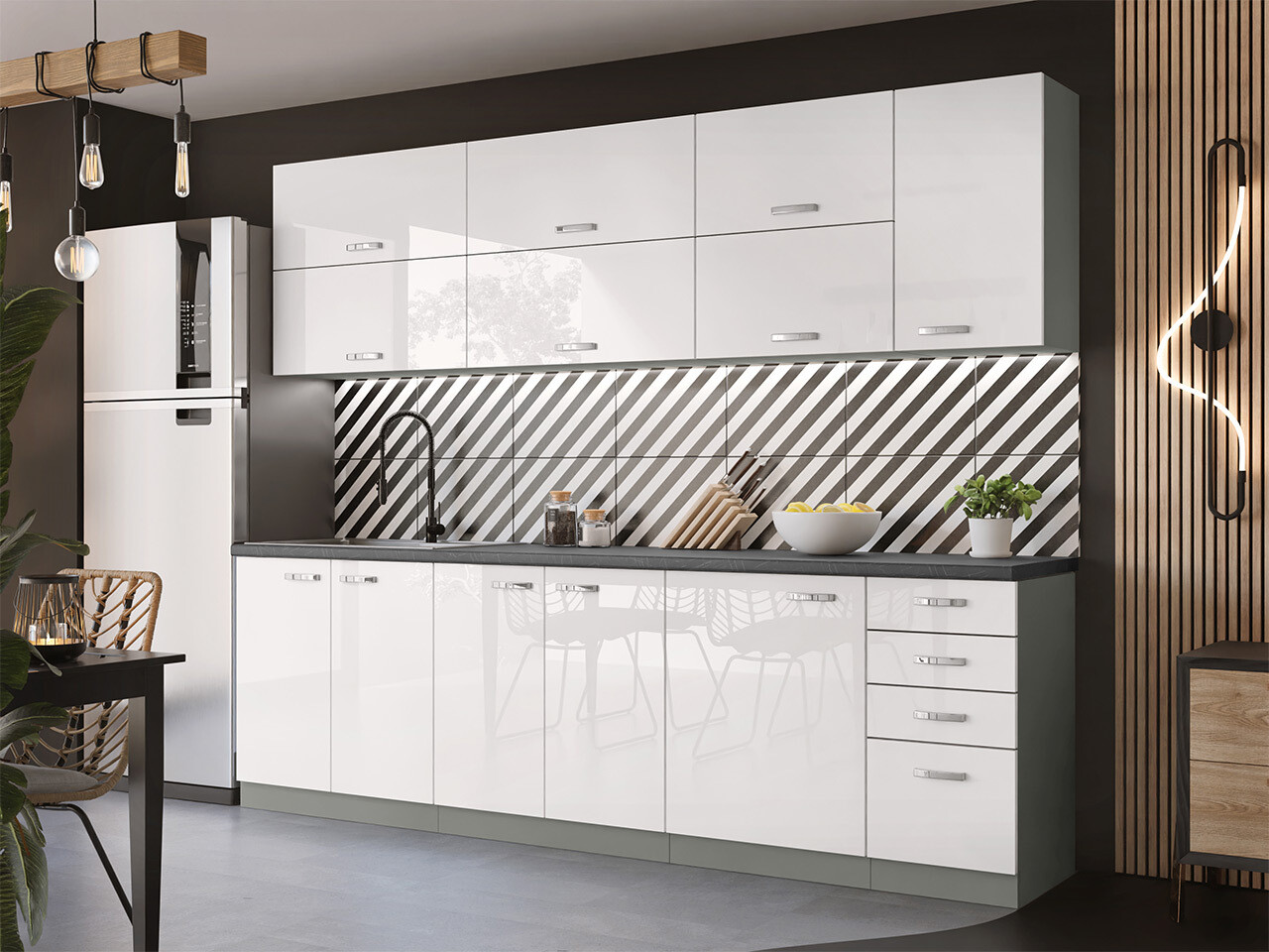Modularan kuhinjski set Multi White 123