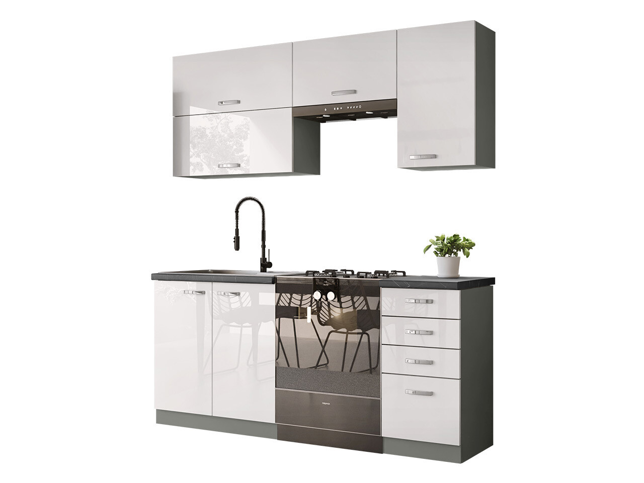 Modularan kuhinjski set Multi White 125
