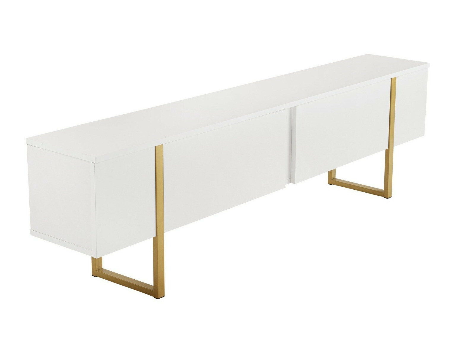 TV stol Novato 105 (Bijela + Zlatno)