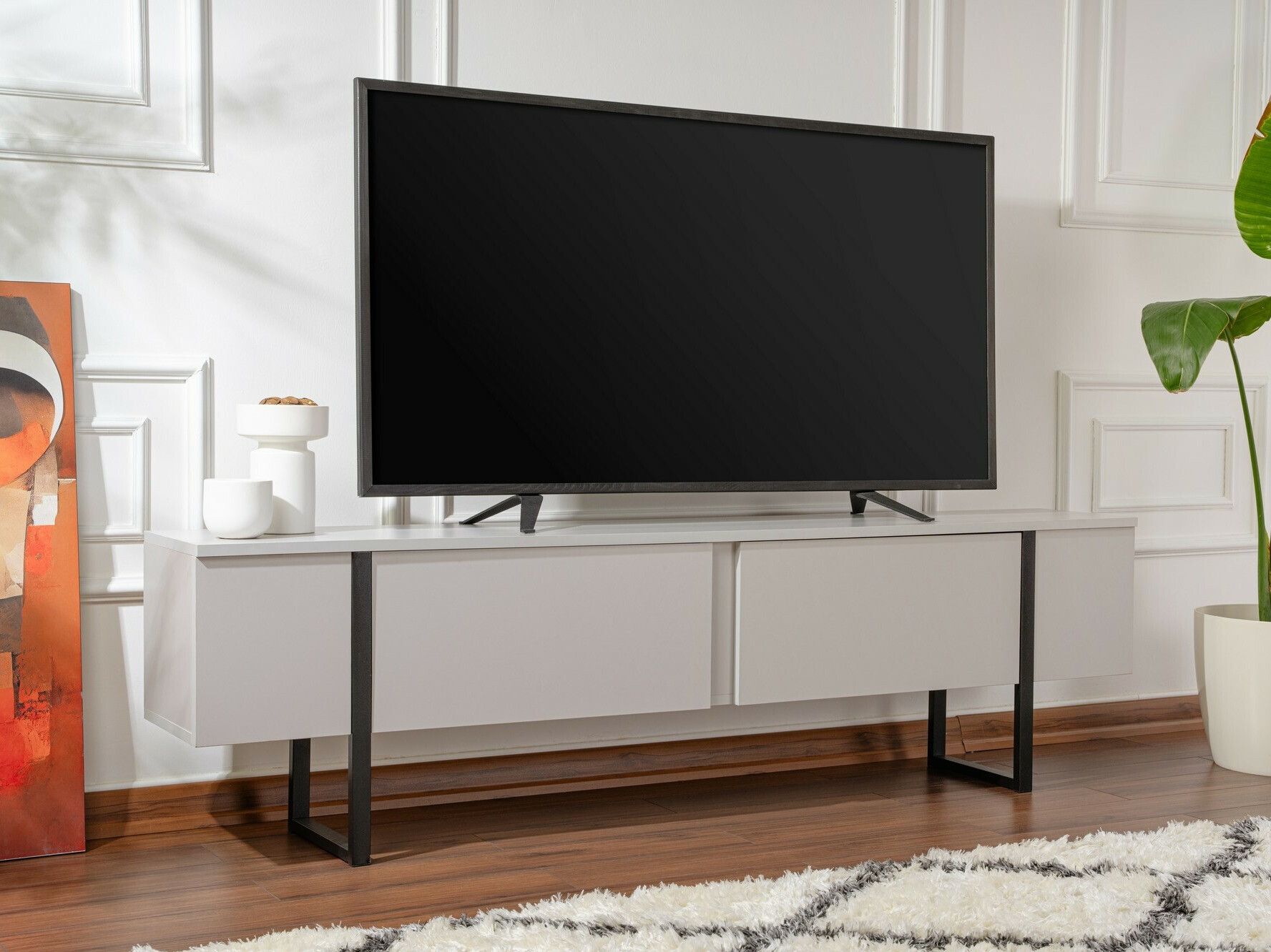TV stol Novato 105 (Siva + Crna)