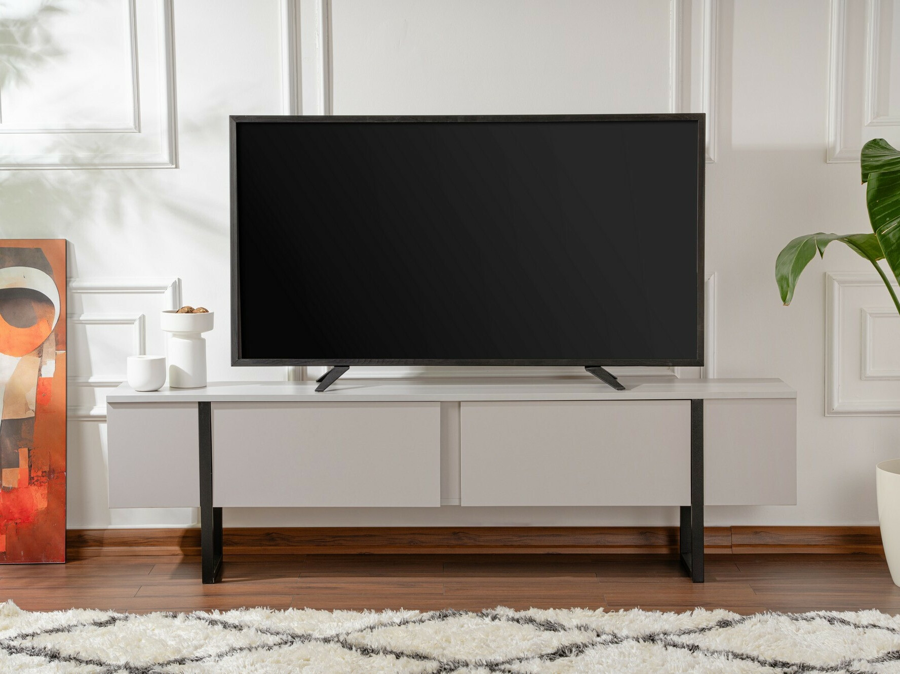 TV stol Novato 105 (Siva + Crna)