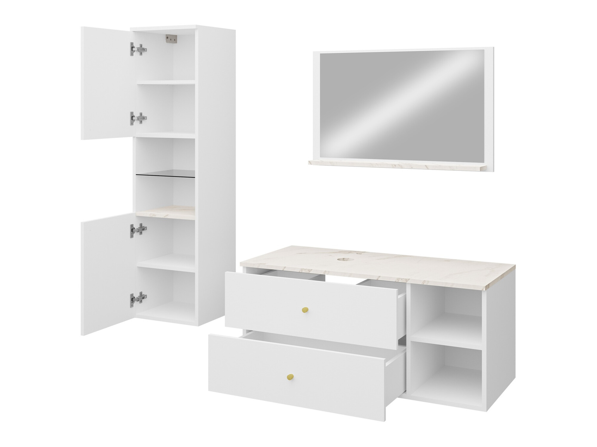 Kupaonski namještaj Ophruvi 101 (Orah)