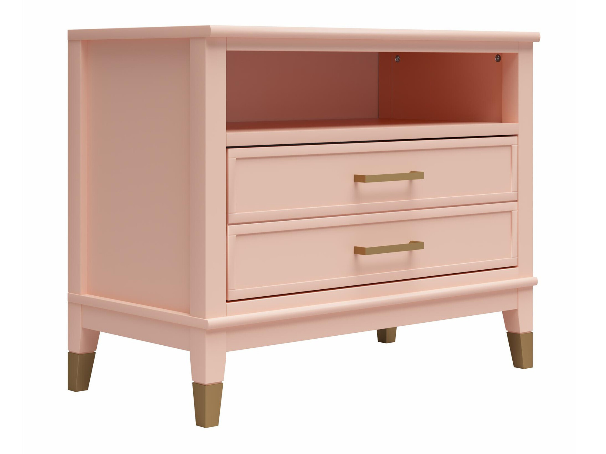 Noćni ormarić CosmoLiving by Cosmopolitan Belromu 107 (Ružičasta)
