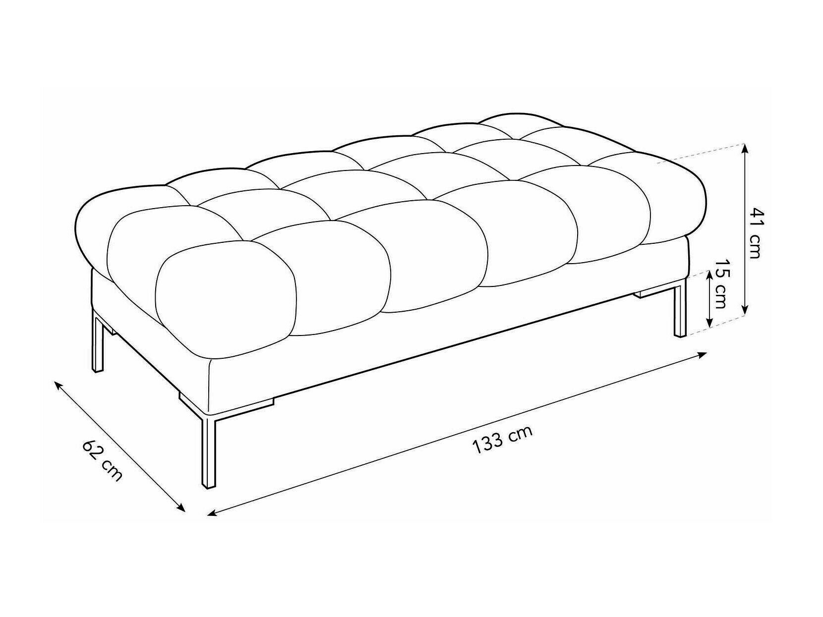 Tapecirana klupa Lormelo 104 (Bluvel 52)