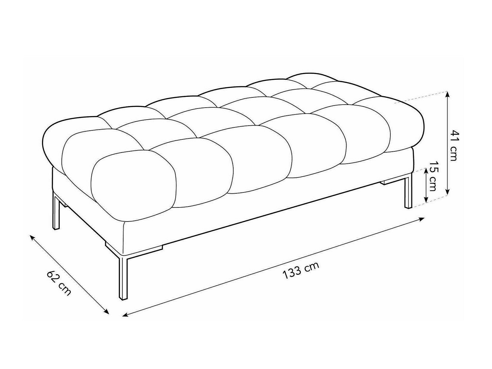 Tapecirana klupa Lormelo 104 (Bluvel 78)
