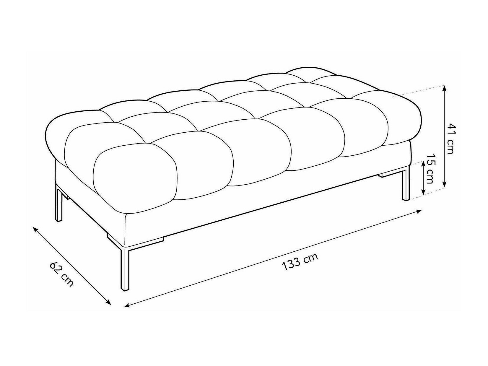 Tapecirana klupa Lormelo 104 (Bluvel 78)